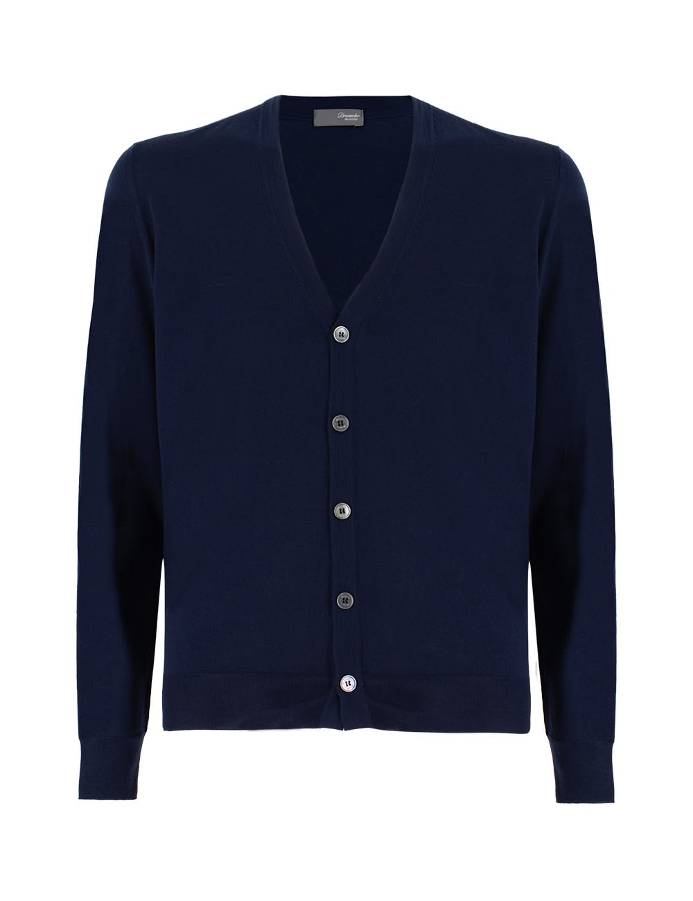 Shop Drumohr Cardigan In Blu Navy