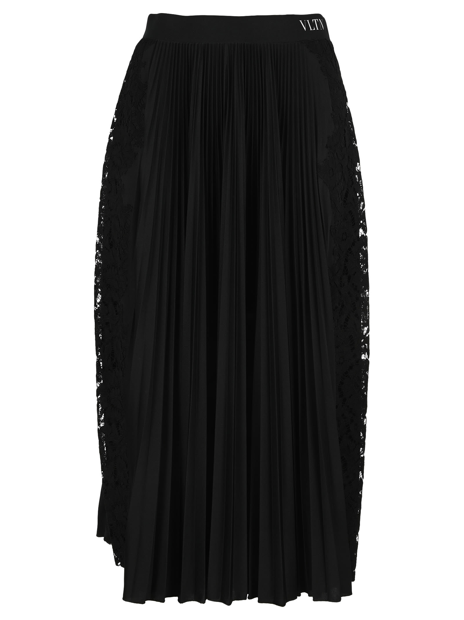 VALENTINO PLEATED MIDI-SKIRT,VB3MD02T668N01