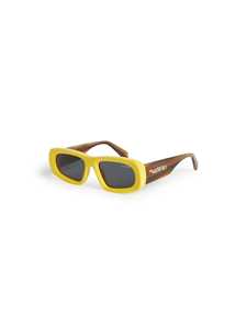 Shop Off-white Af Austin Sunglasses Yellow Da Sunglasses
