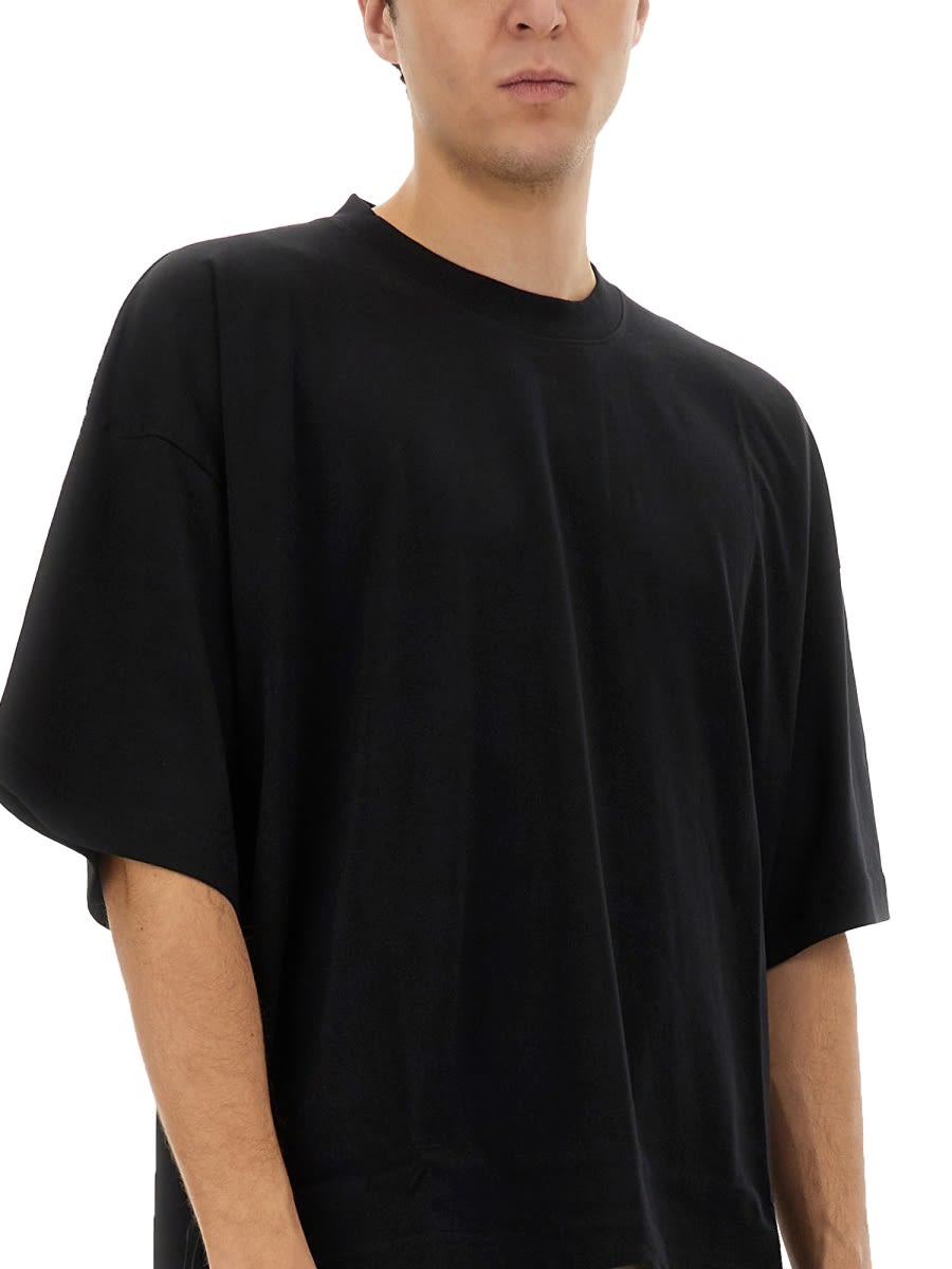 Studio Nicholson T-shirt In Jersey In Black