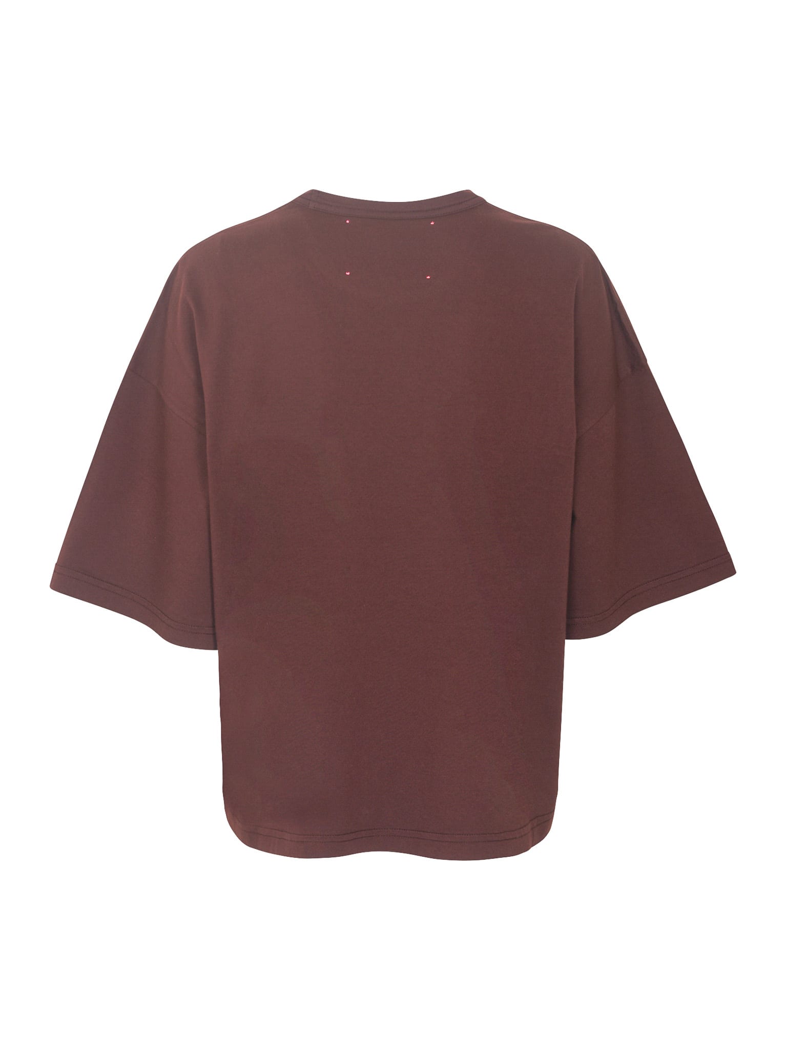 Shop Forte Forte Logo Patched Loose Fit T-shirt In Cacao