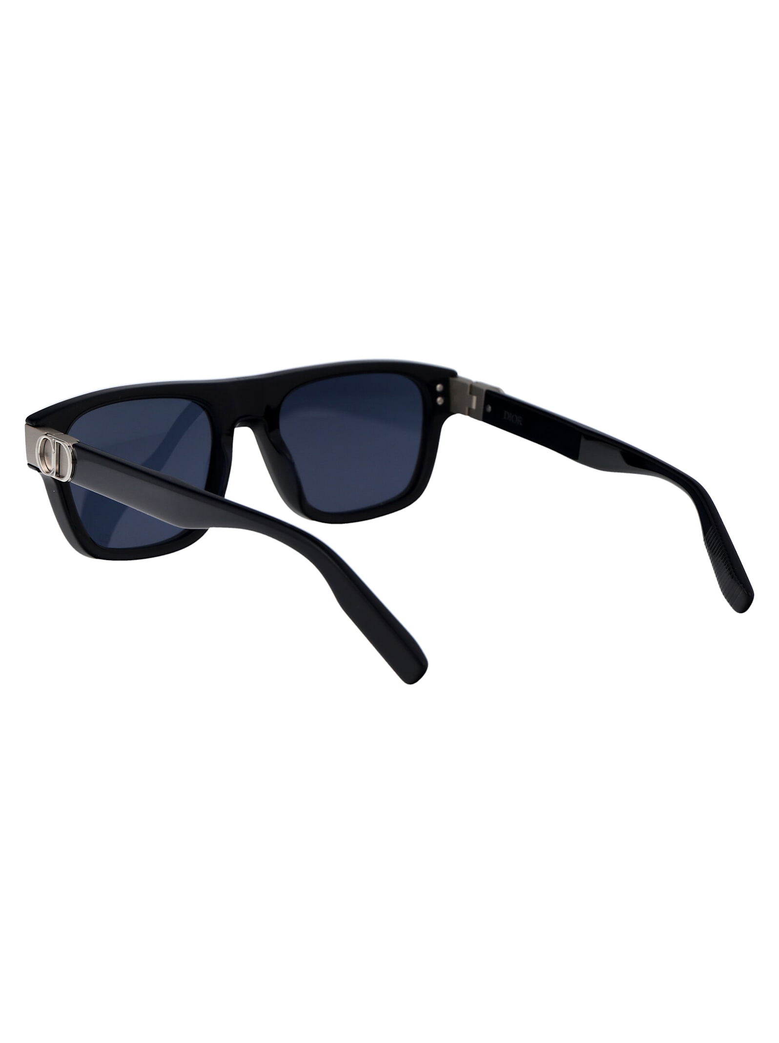 Shop Dior Cd Icon S3i Sunglasses In 33b0 Shiny Blue / Blue