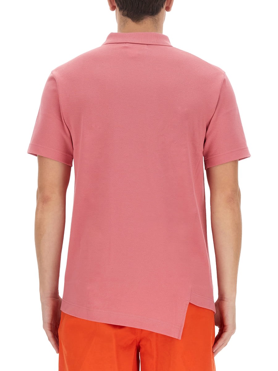 Shop Comme Des Garçons Shirt Polo Comme Des Garcons Shirt X Lacoste In Pink