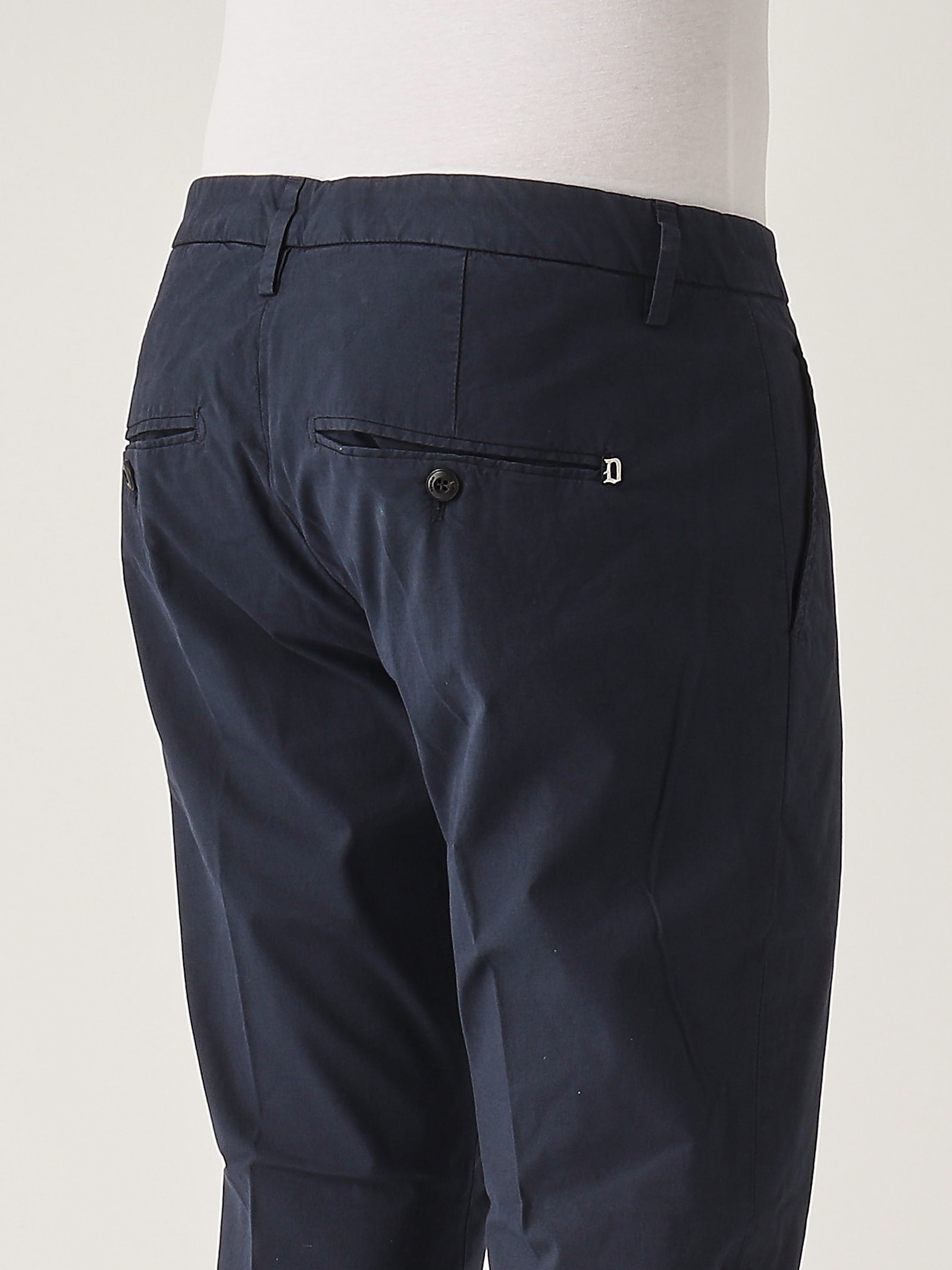 Dondup Pantalone Alfredo Slim-fit Trousers In Blue