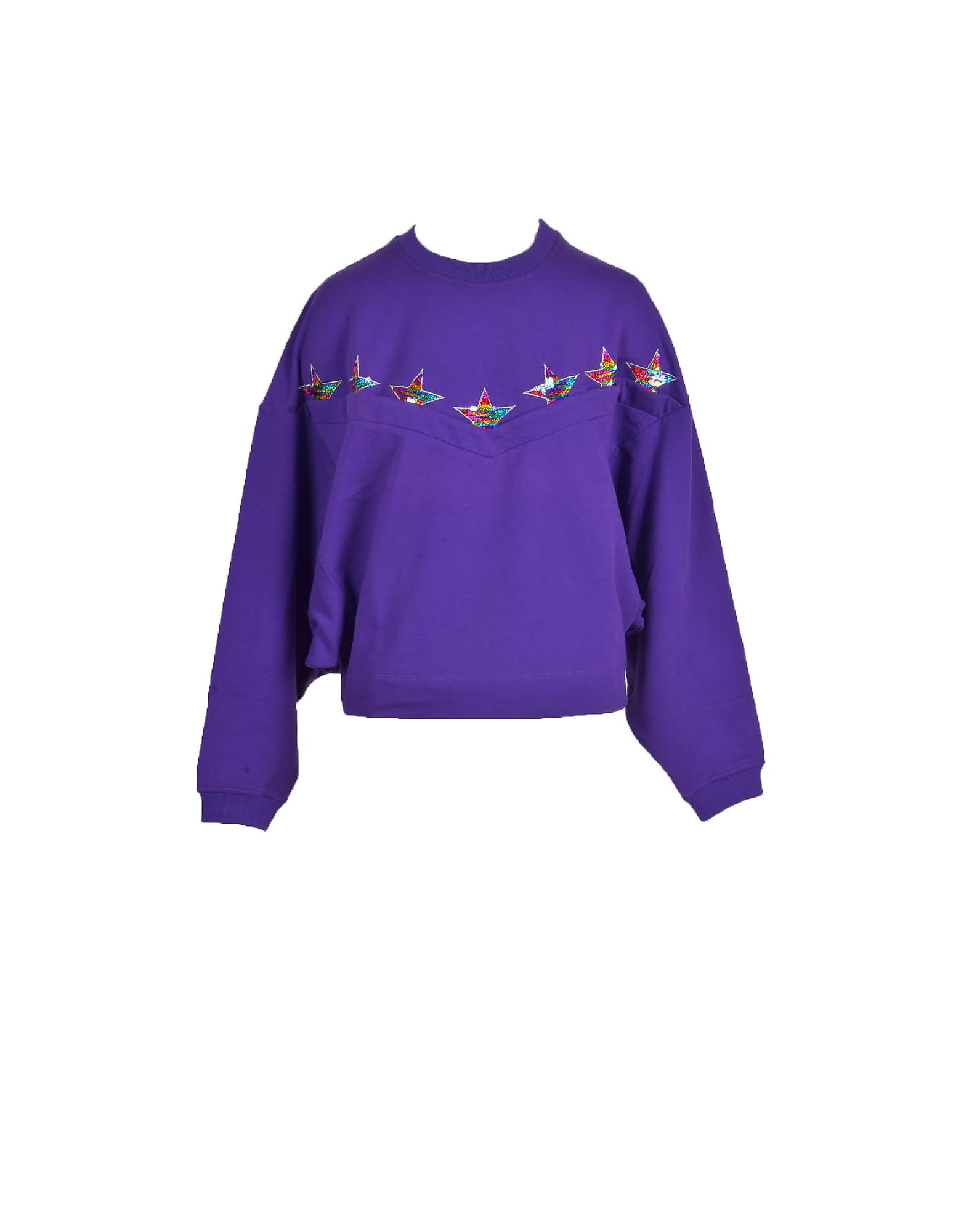 Love Moschino Womens Violet Sweatshirt