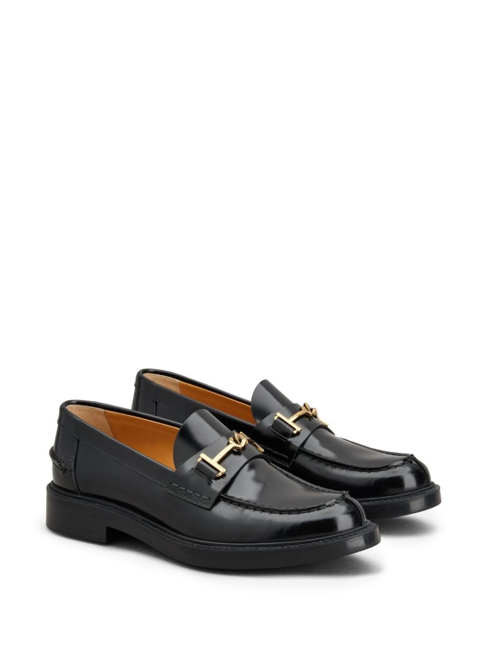 Shop Tod's Hook Loafer In Black