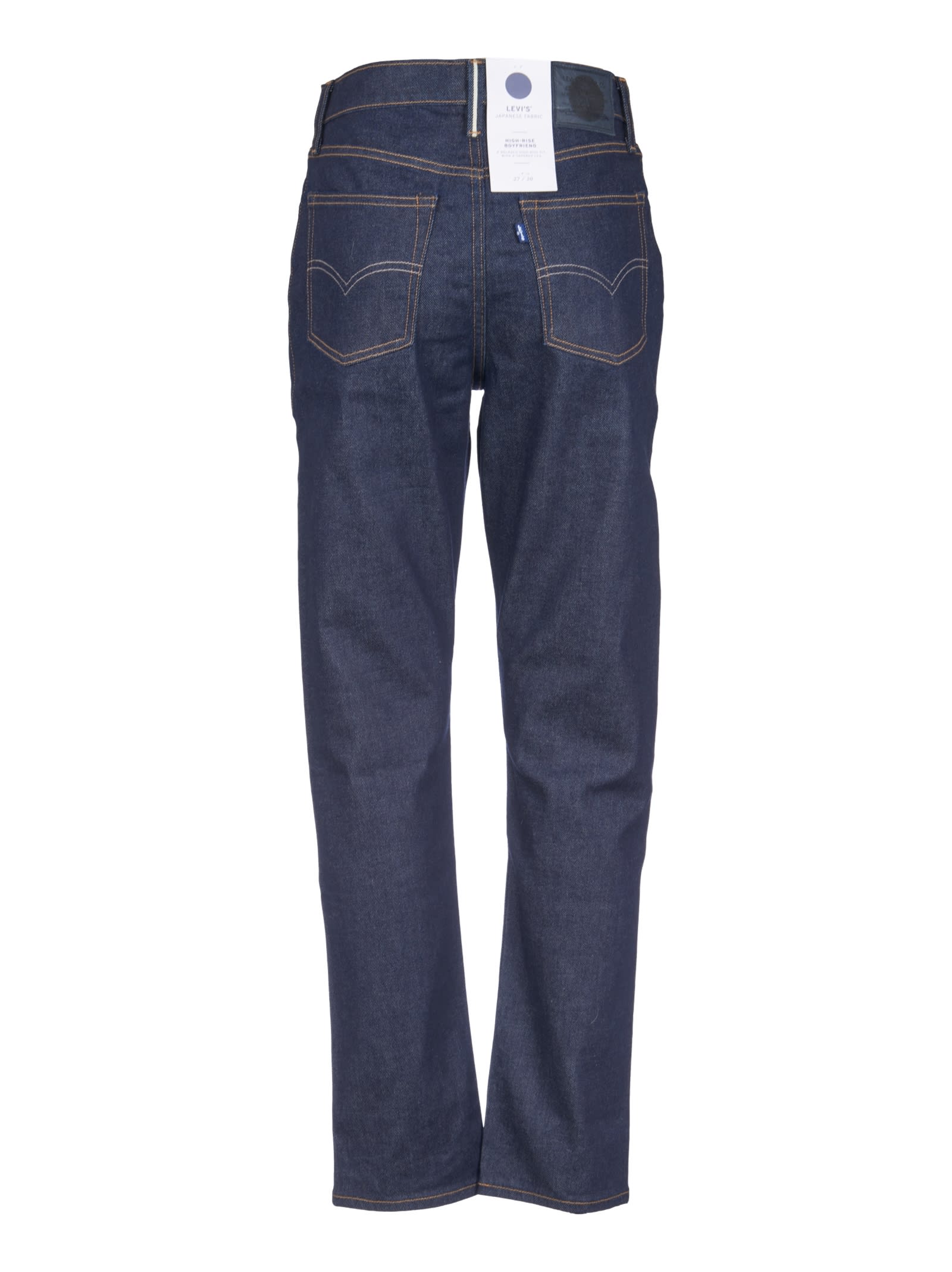 Shop Levi's Button Fitted Jeans In Blue