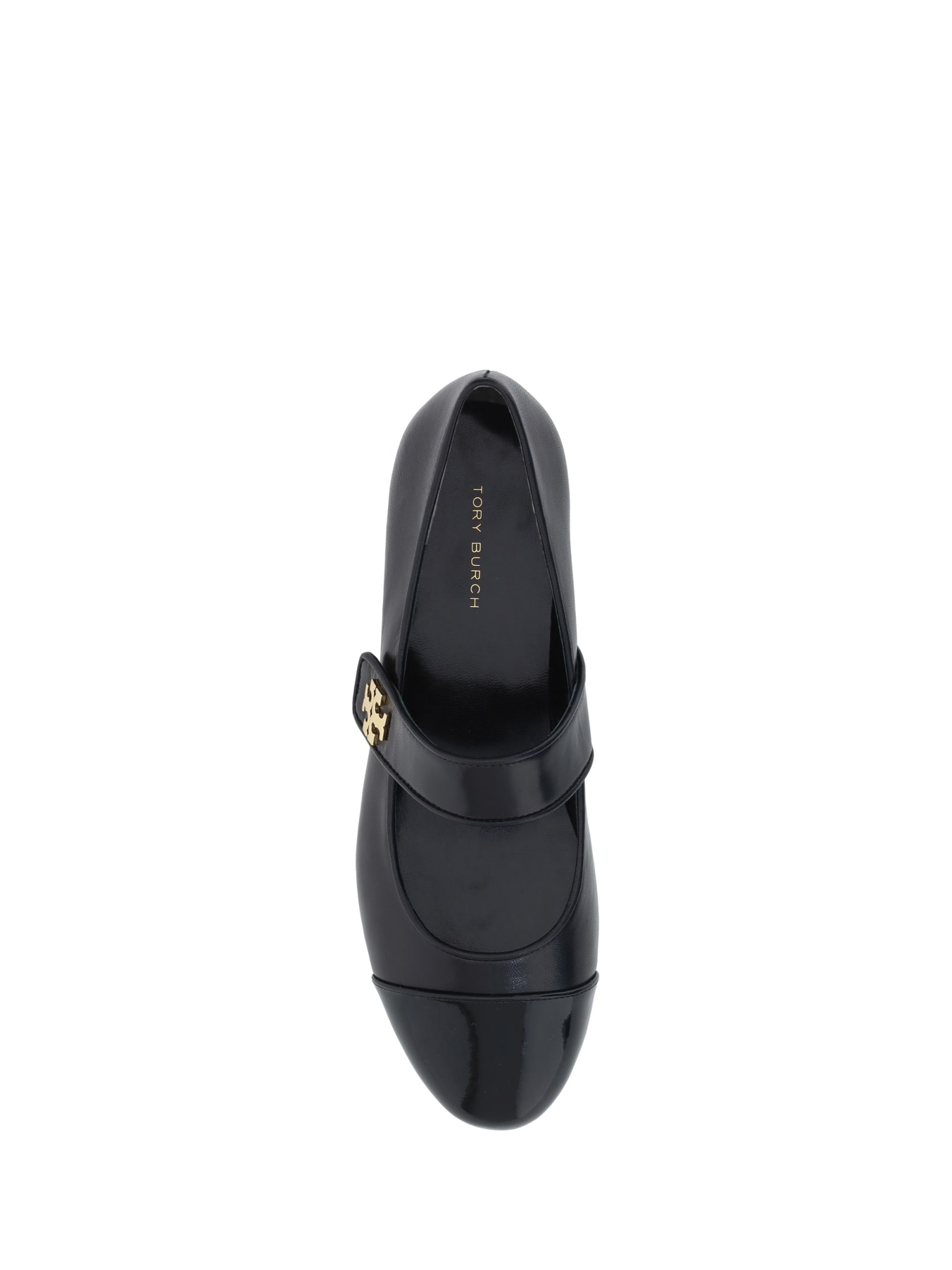 Shop Tory Burch Mary Jane Pumps In Perfect Black / Perfect Black