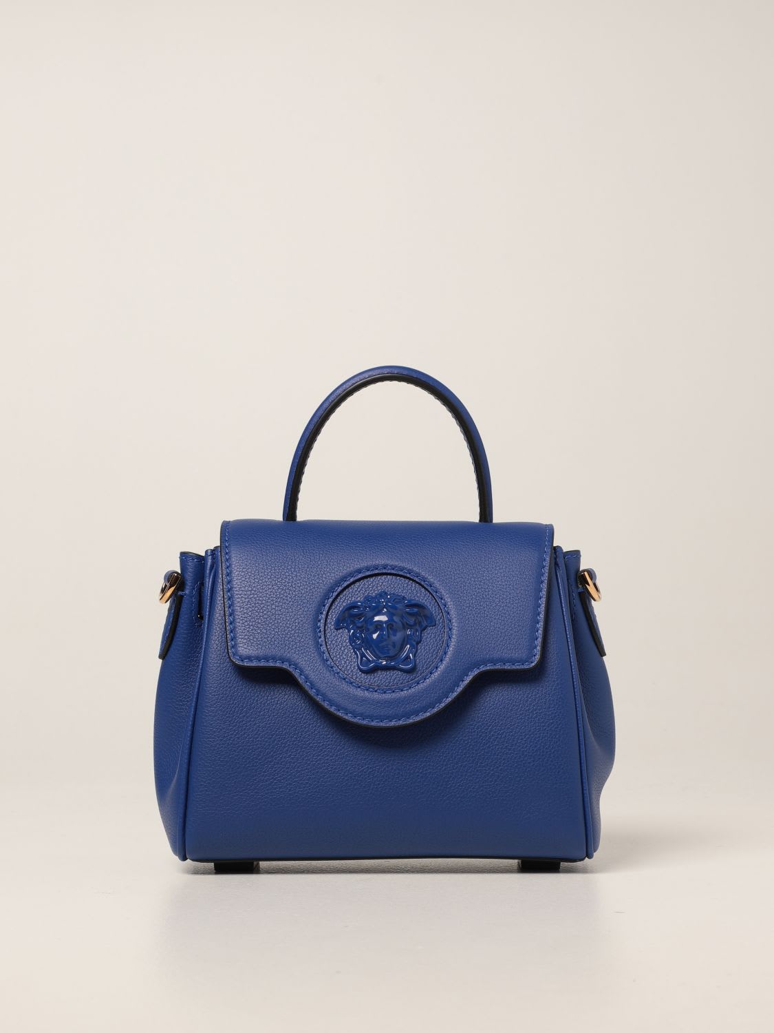Versace Handbag La Medusa Versace Leather Handbag