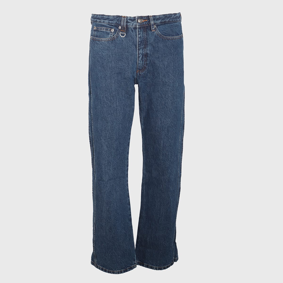 Shop Apc Blue Cotton Jeans In Indigo Delave