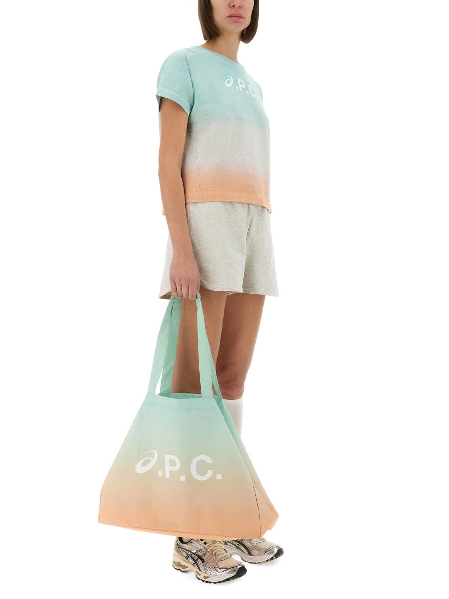 Asics Cloud T-shirt In Multicolour