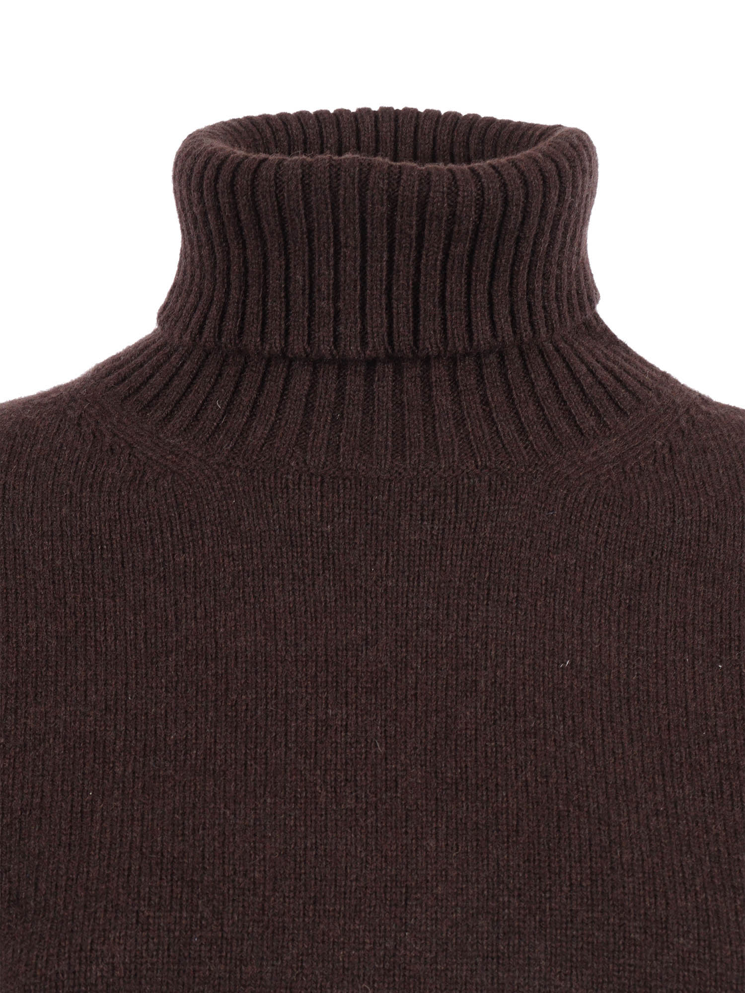 Kangra Cashmere Regular Fit Turtleneck Sweater In Brown