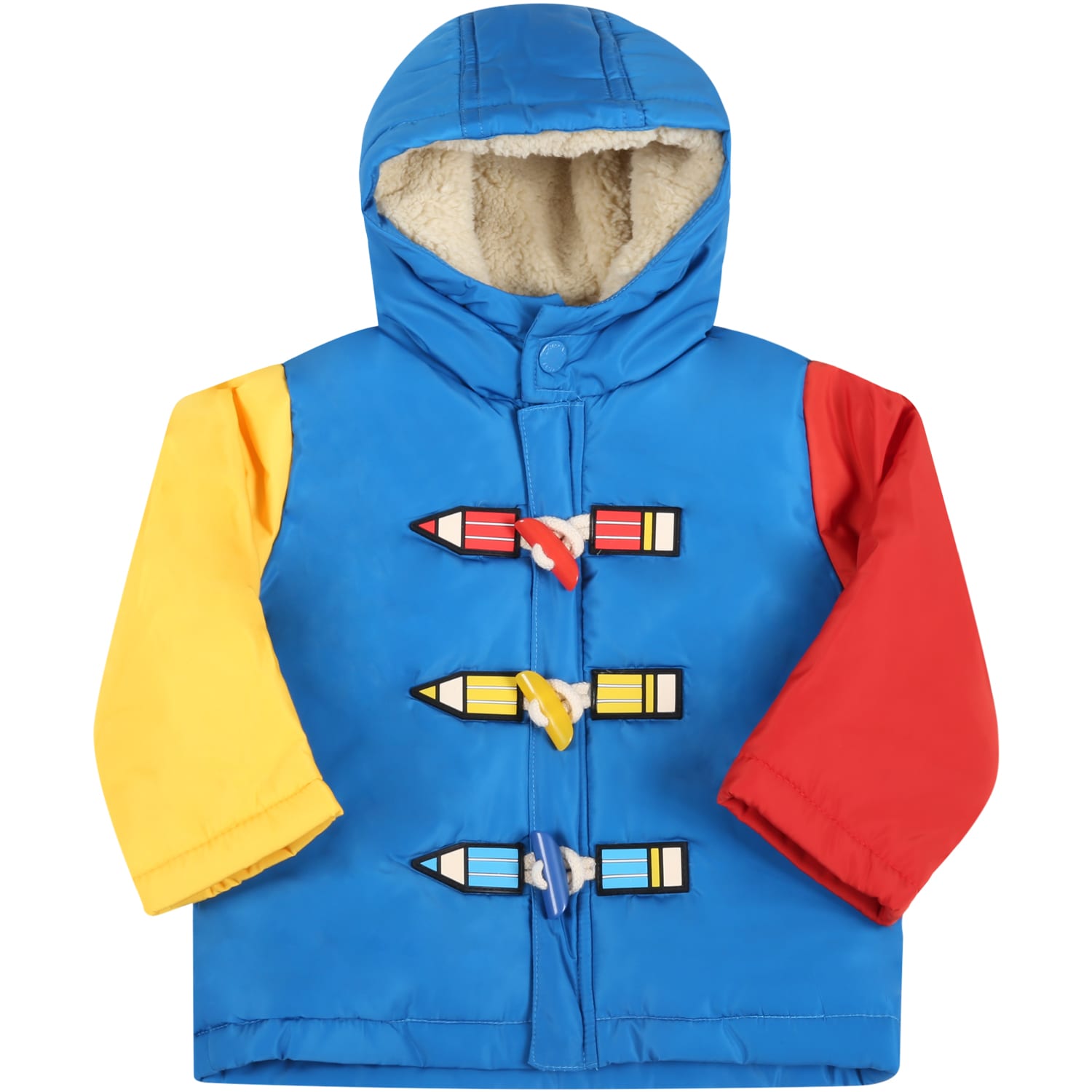 Stella McCartney Kids Multicolor Jacket For Baby Kids With Pencils