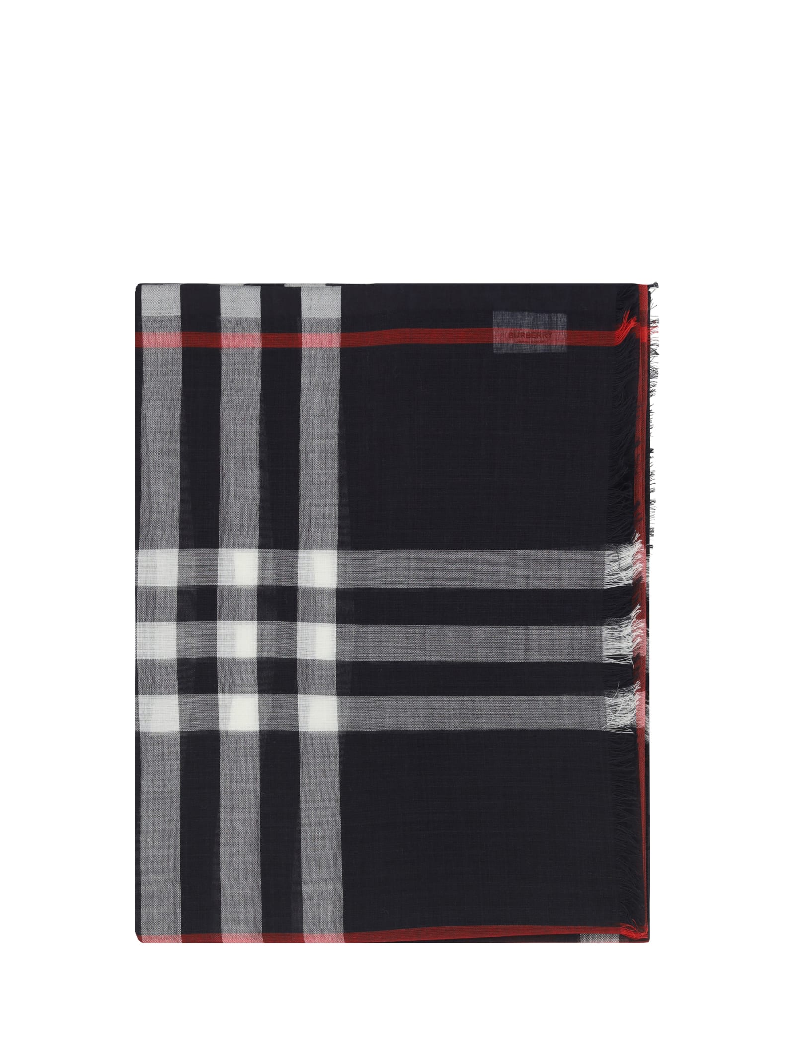 Burberry Scarf In Navy