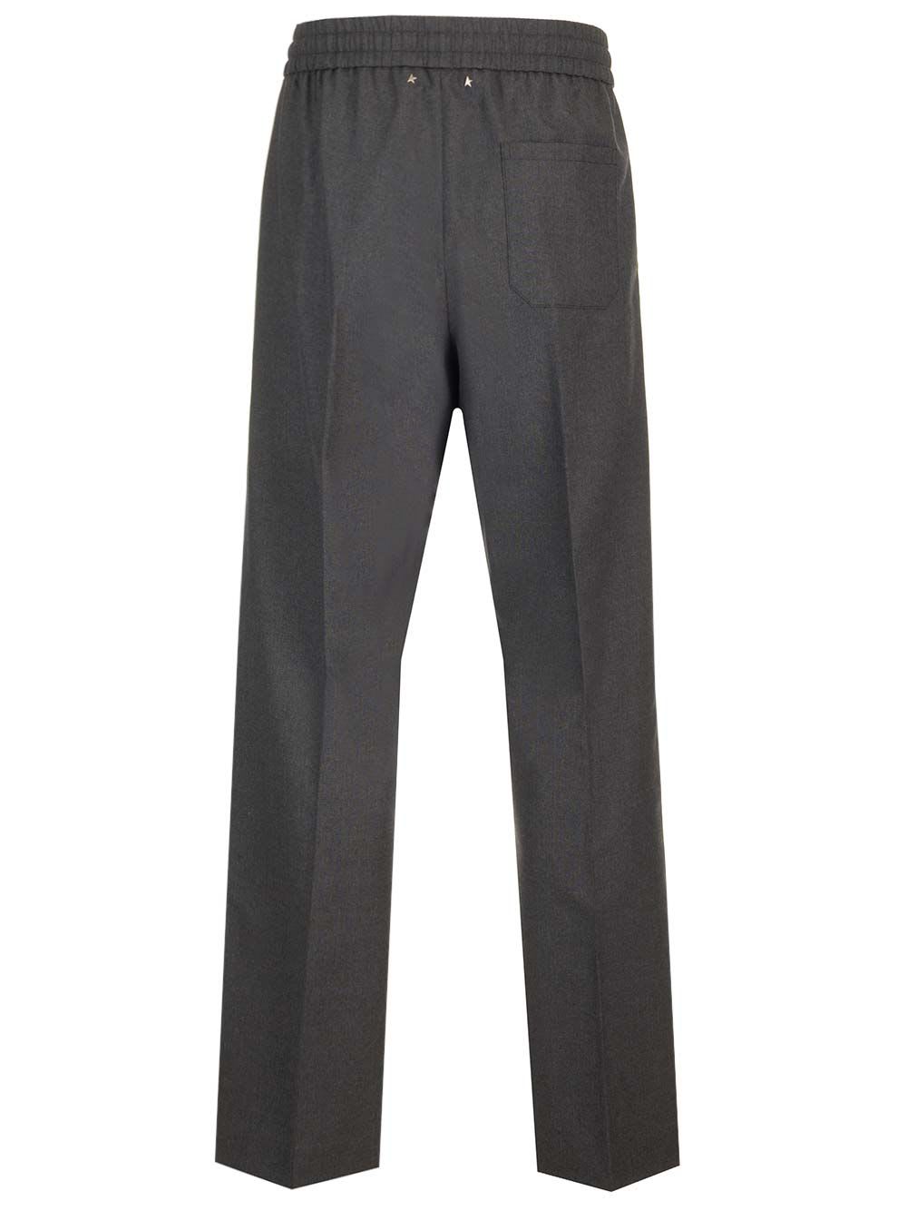 Shop Golden Goose Soft Trousers In Charcoal