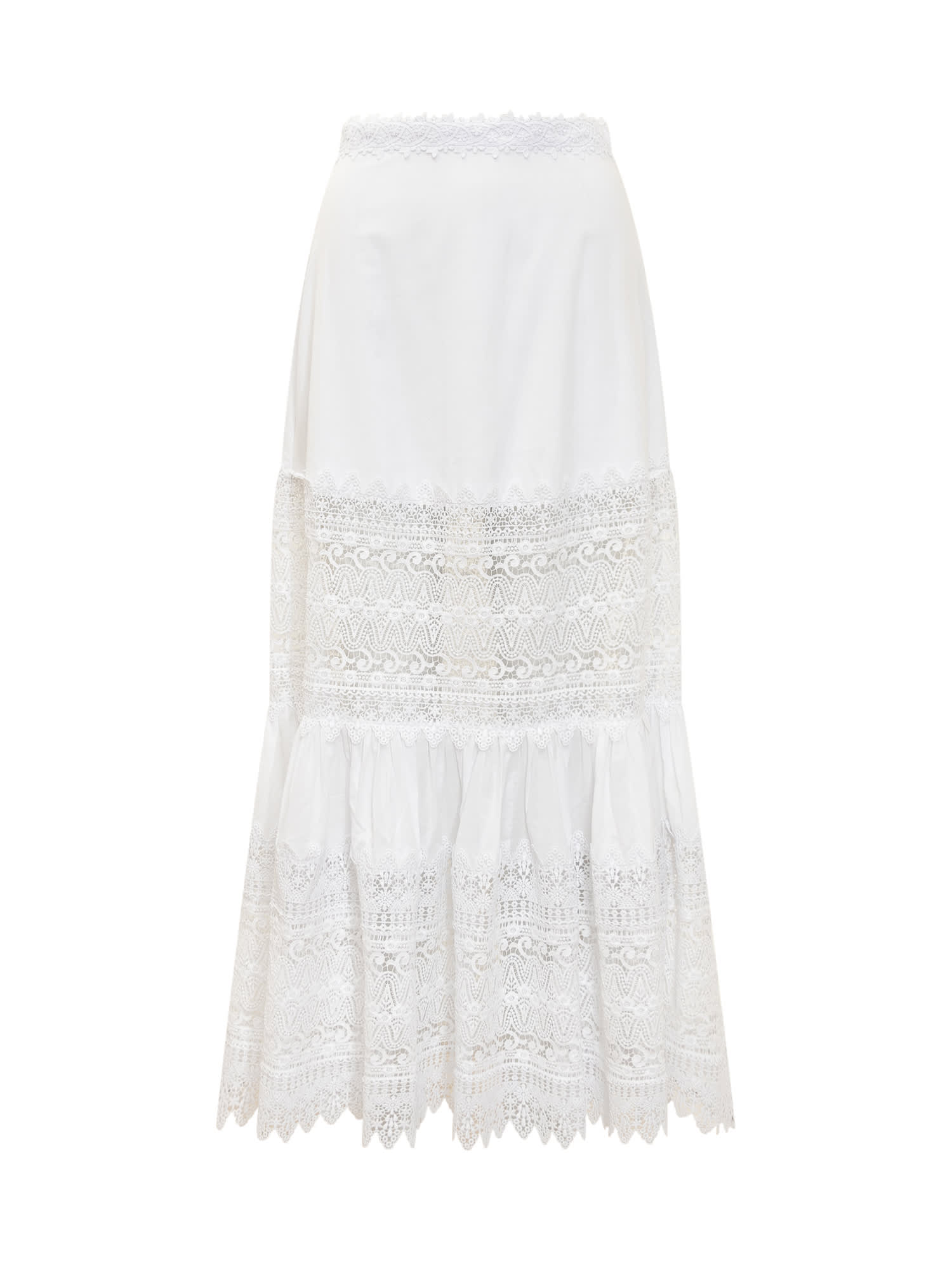 Shop Charo Ruiz Viola Skirt In White
