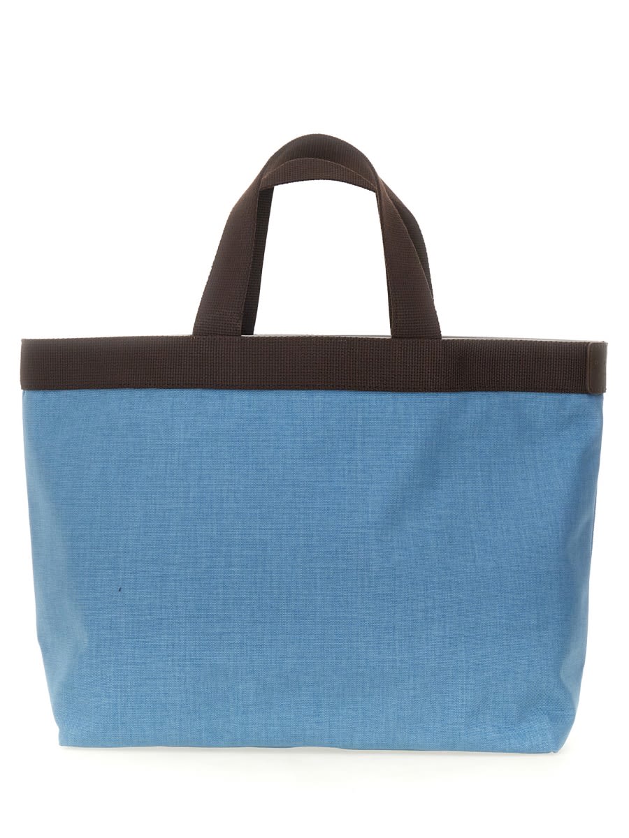 Shop Herve Chapelier Medium Tote Bag In Denim