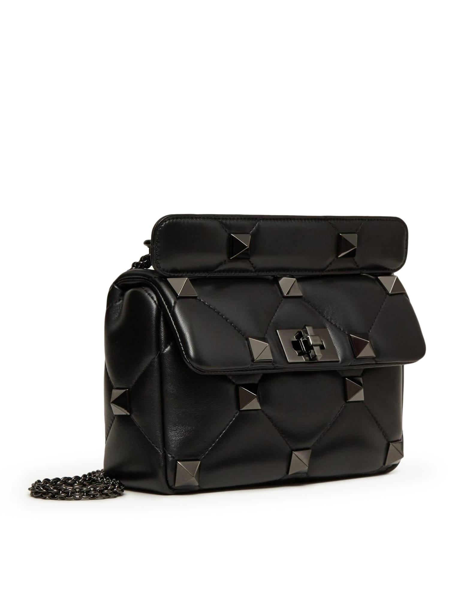 Shop Valentino Medium Shoulder Bag In No Black