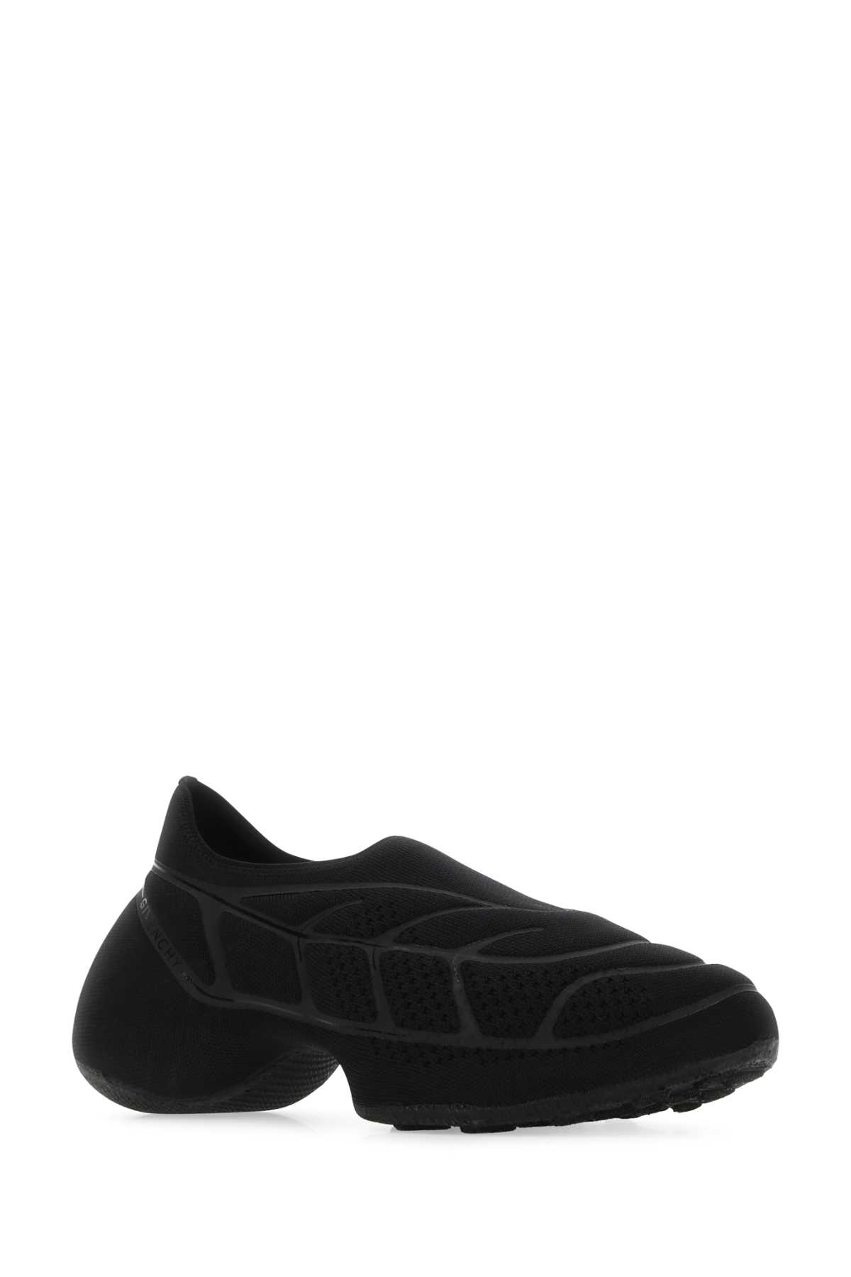 Shop Givenchy Black Fabric Tk-360+ Slip Ons In 001