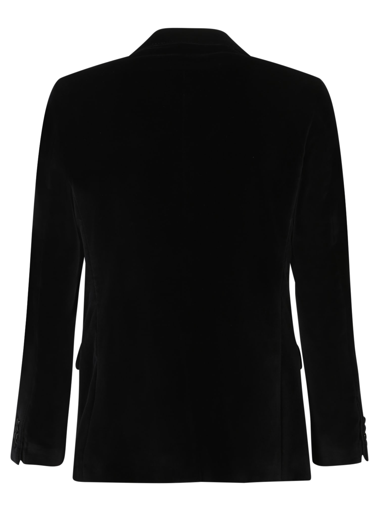 Shop Dolce & Gabbana Black Velvet Jacket