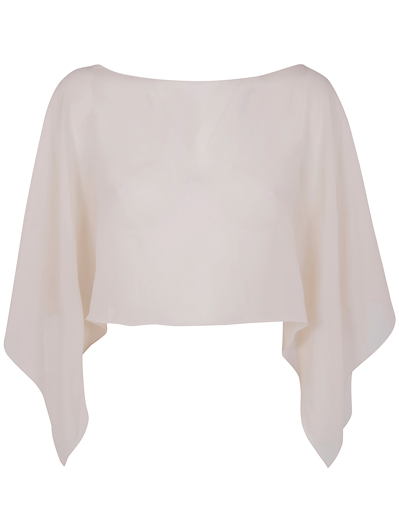 D. Exterior Silk Georgette Cape