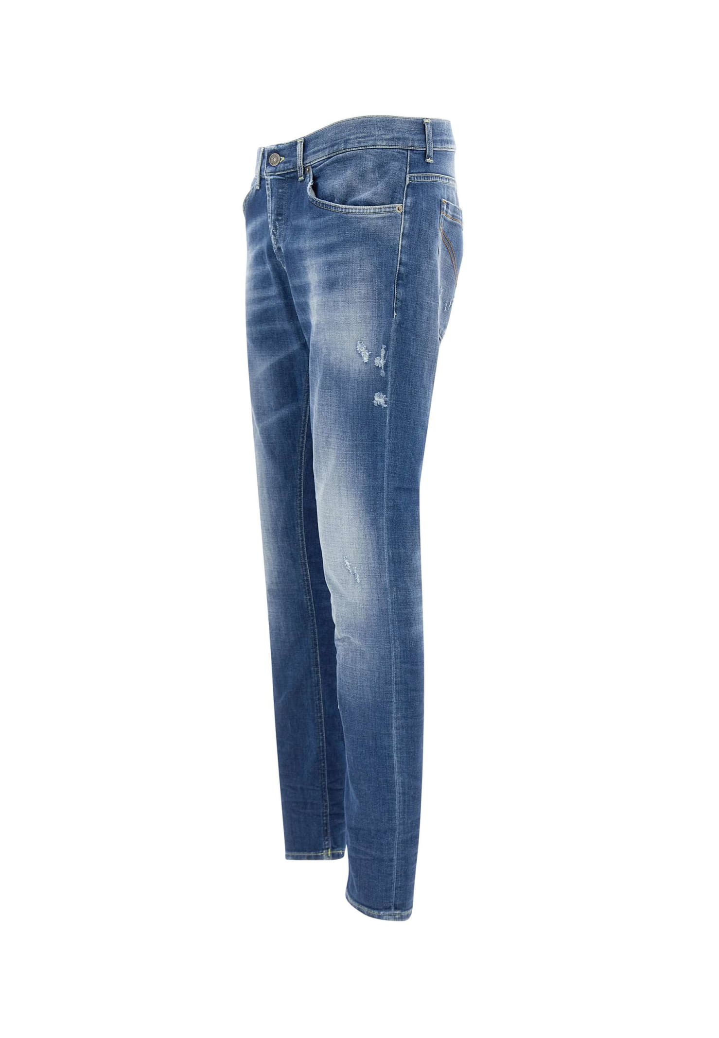 Dondup George Low-rise Skinny Jeans In Blue