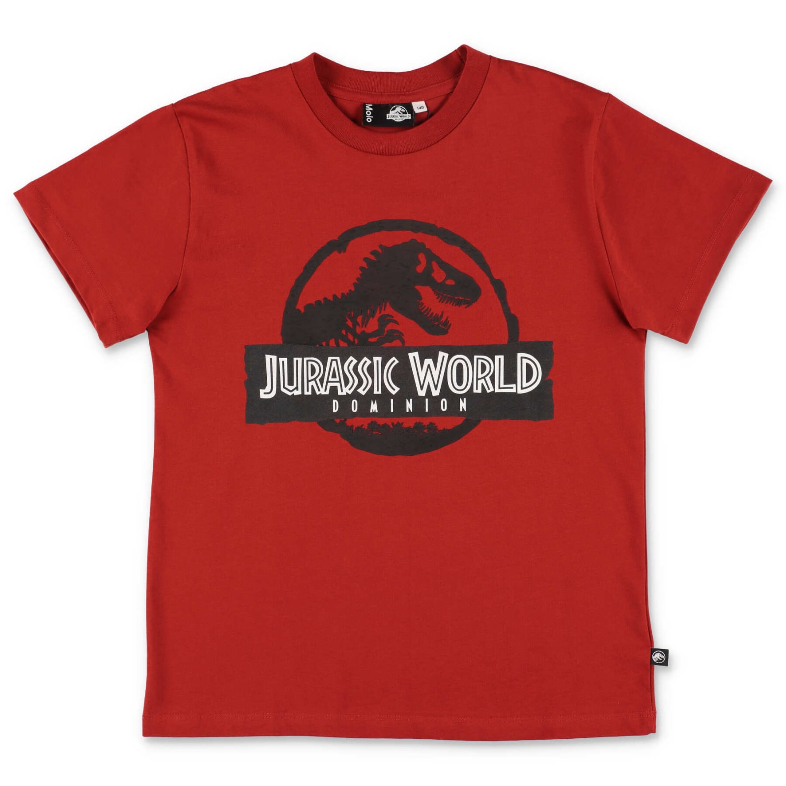 Molo T-shirt Roxo Mattone Jurassic World In Cotone Organico