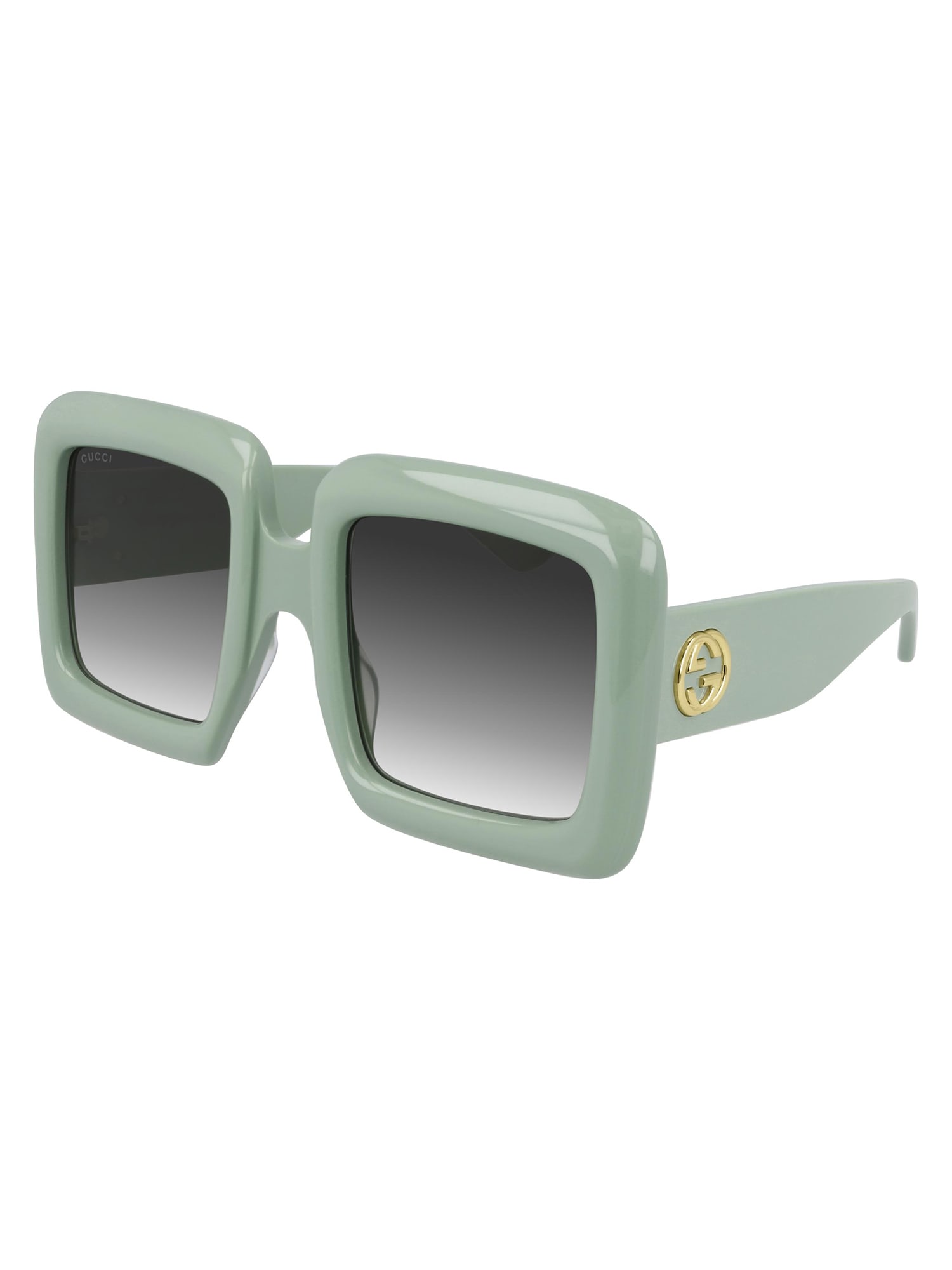 Click to view more detailed imagery on our partner's website Gucci Gg0783s Sunglasses In Green Green Green