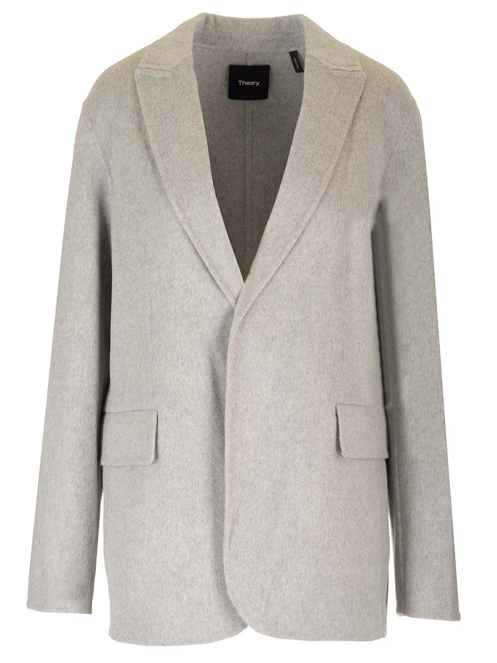 Wool And Cashmere Deconstructed Blazer