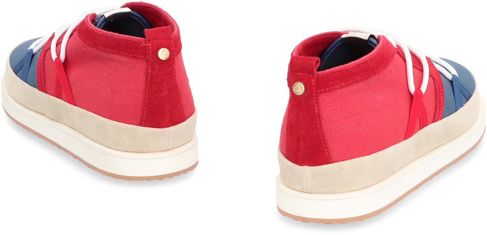 Volta Canvas Mid-top Sneakers In Multicolor