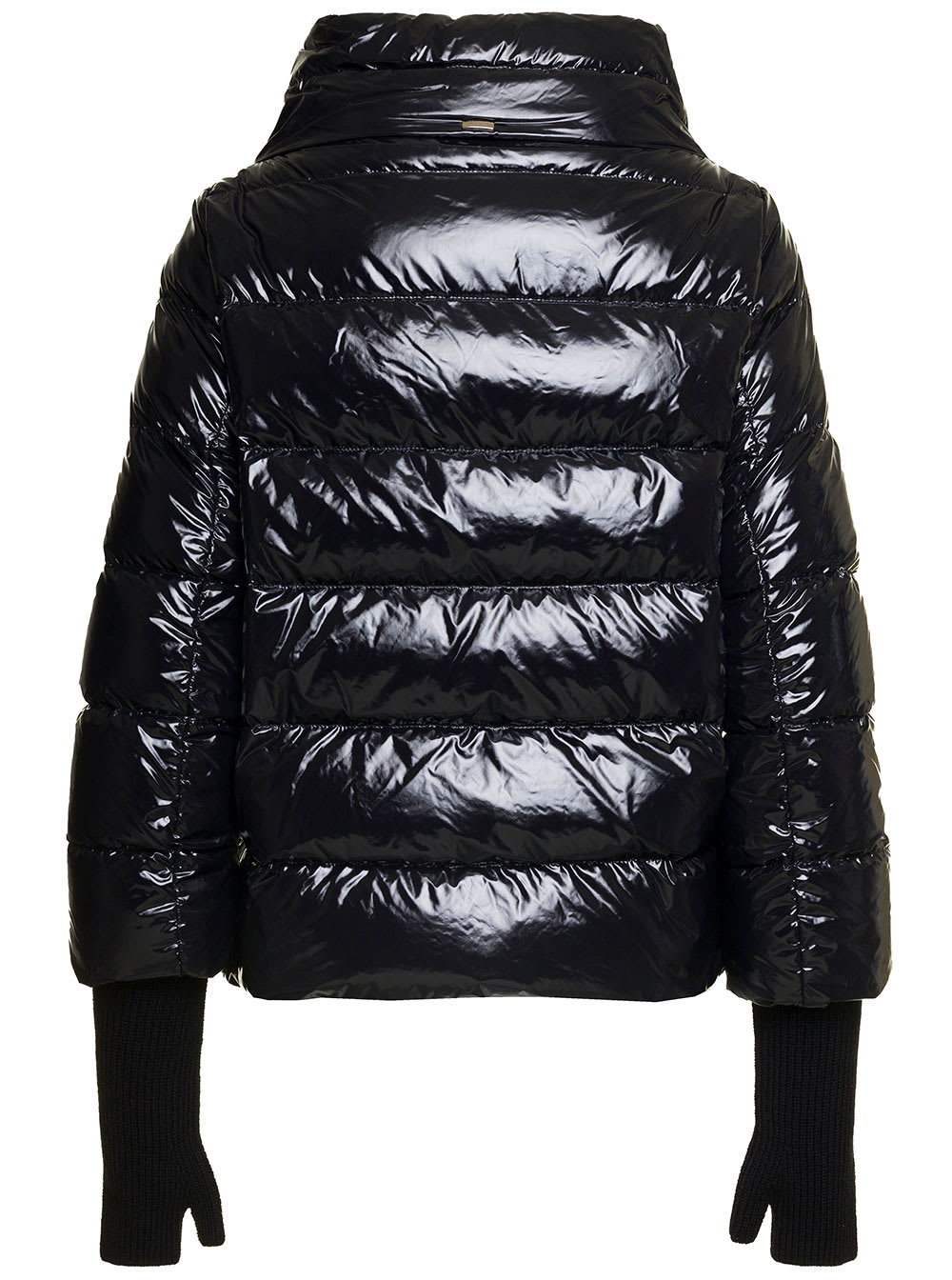 【送料&関税込】Herno Gloss Down Jacket Cape Herno Gloss Down Jacket Cape In Black | ModeSens