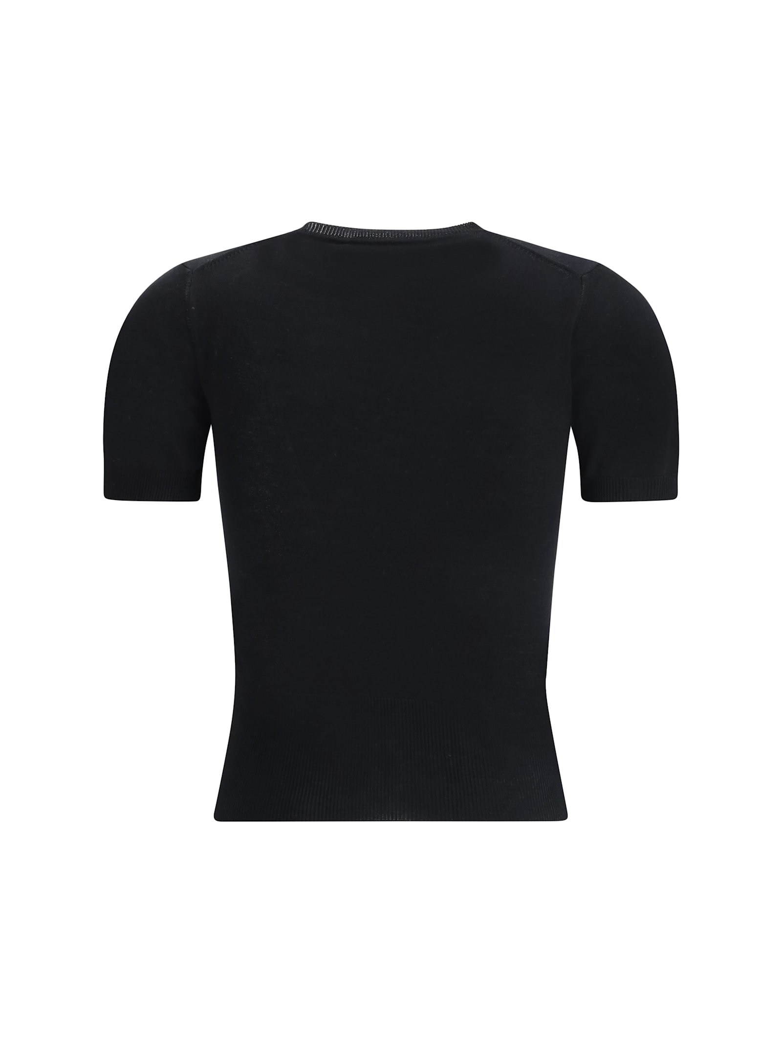 Shop Vivienne Westwood Bea Knitted T-shirt In Black