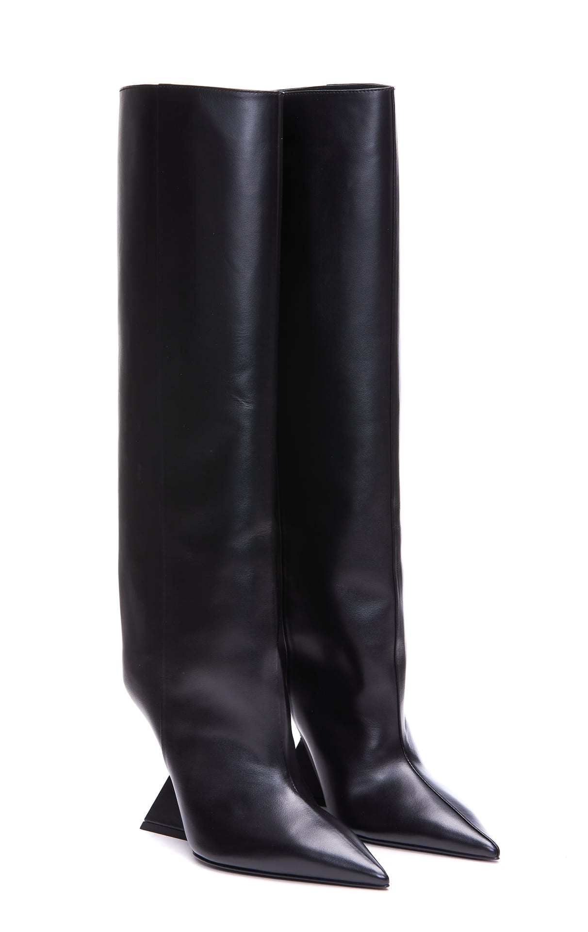 Shop Attico Cheope Boots In Black