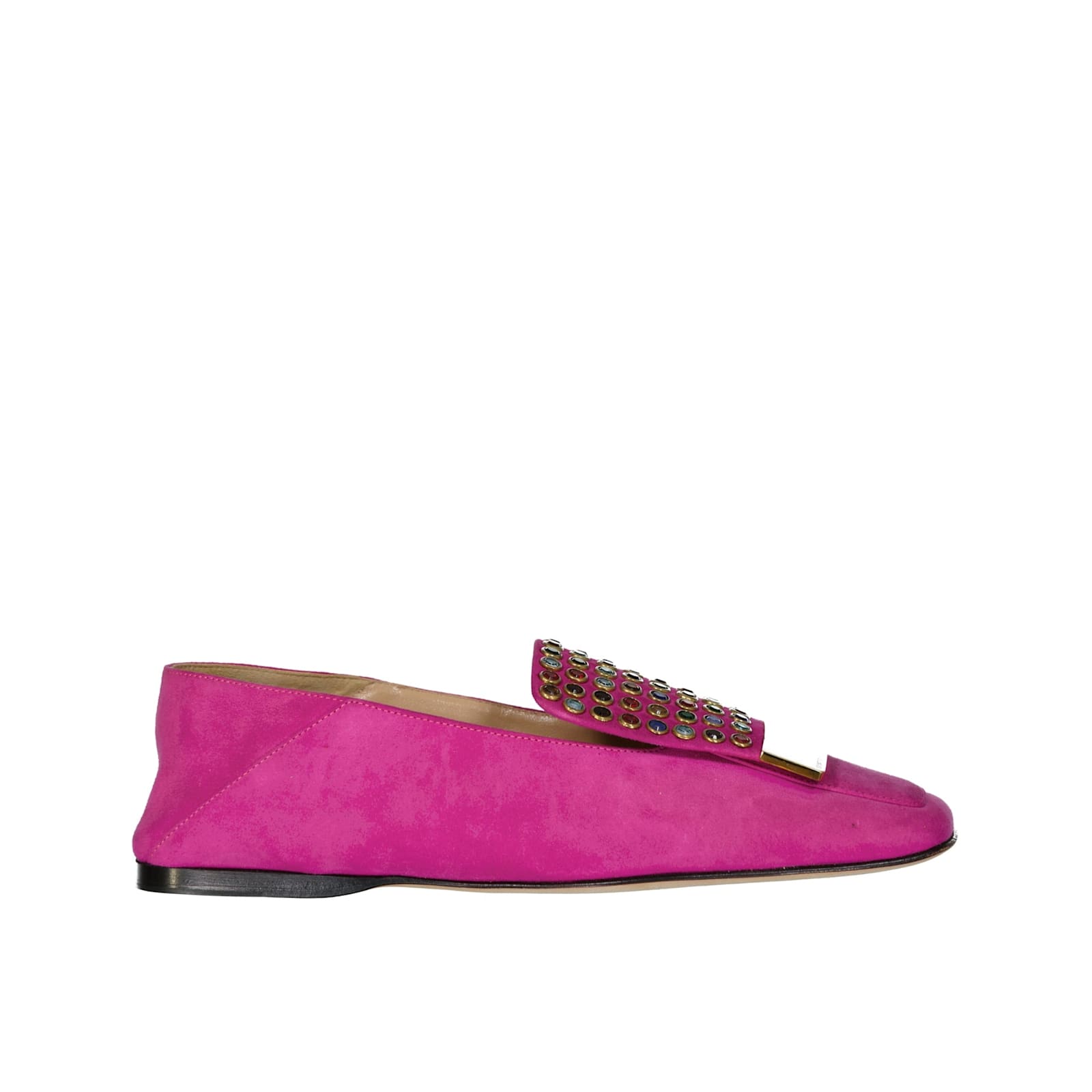 Shop Sergio Rossi Leather Loafers In Pink