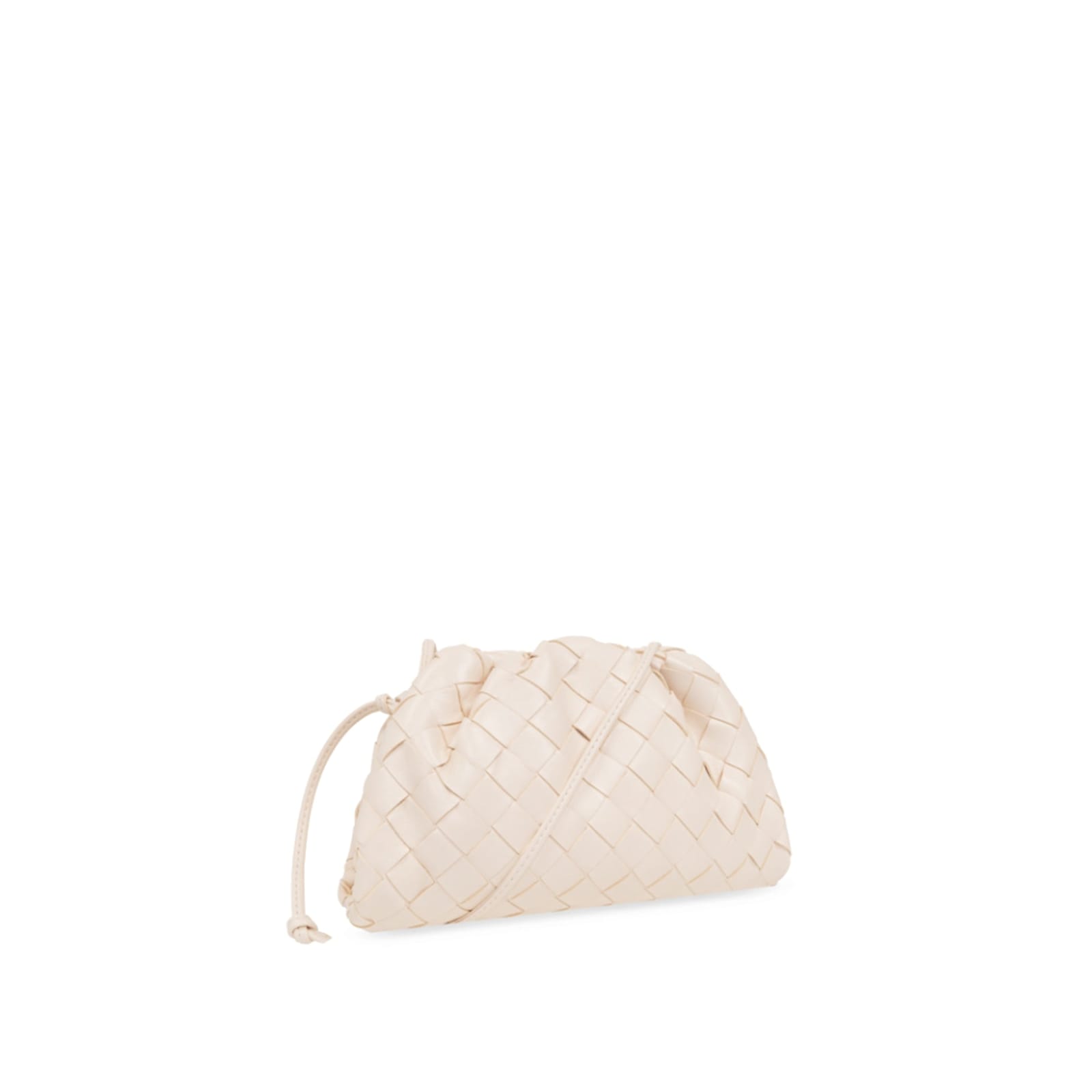 Shop Bottega Veneta Pouch Mini Shoulder Bag In Pink