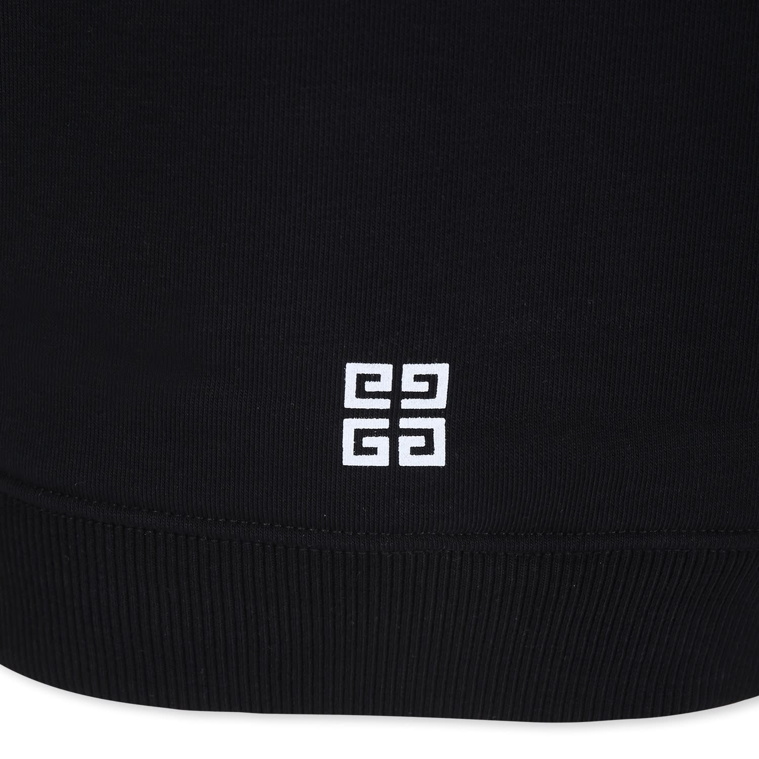 Shop Givenchy Black Sweatshirt For Kids With Logo In Nero