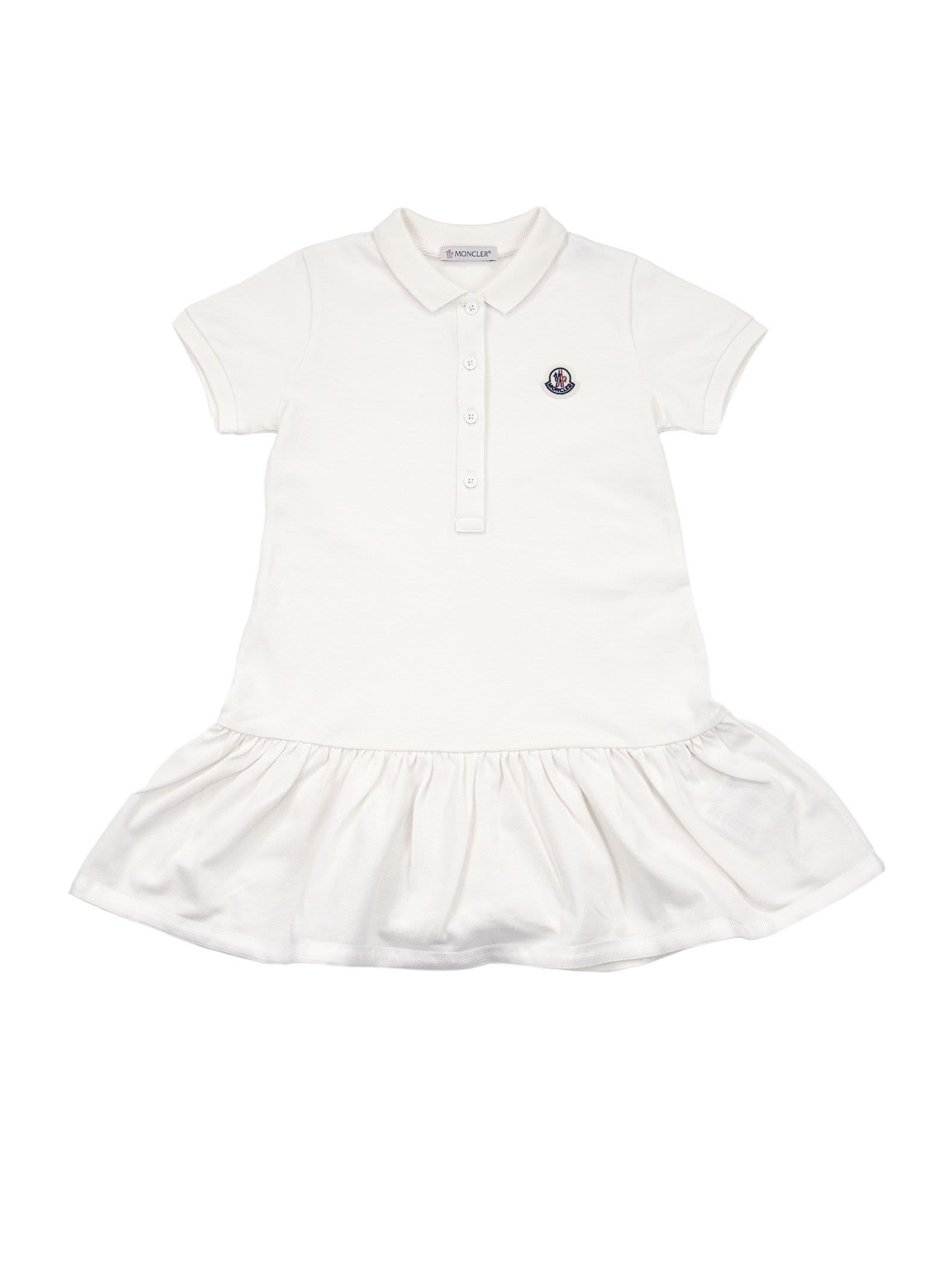 MONCLER POLO DRESS WITH VOILA,11767101