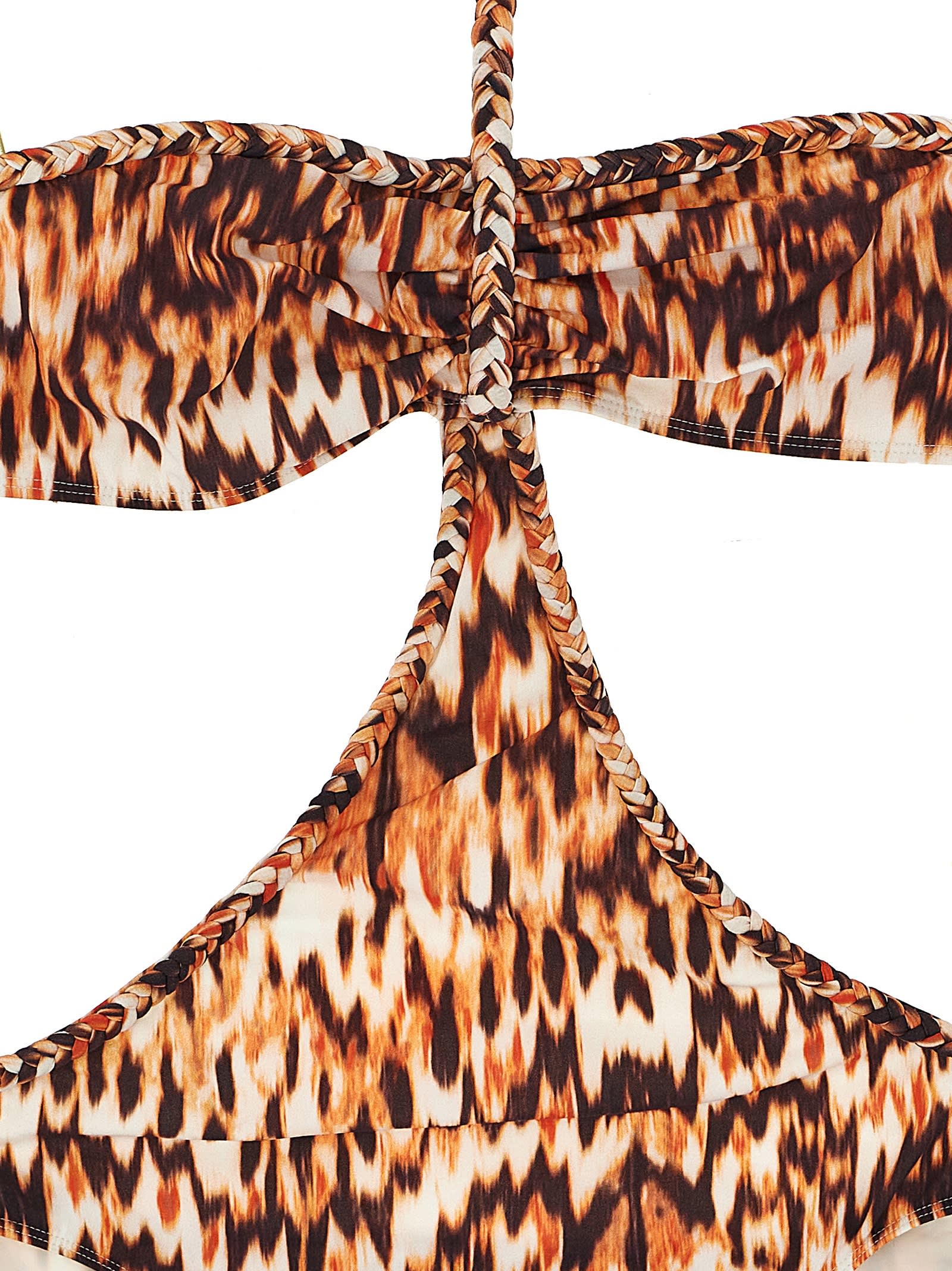 Isabel Marant Farah One-piece Swimsuit In Orange