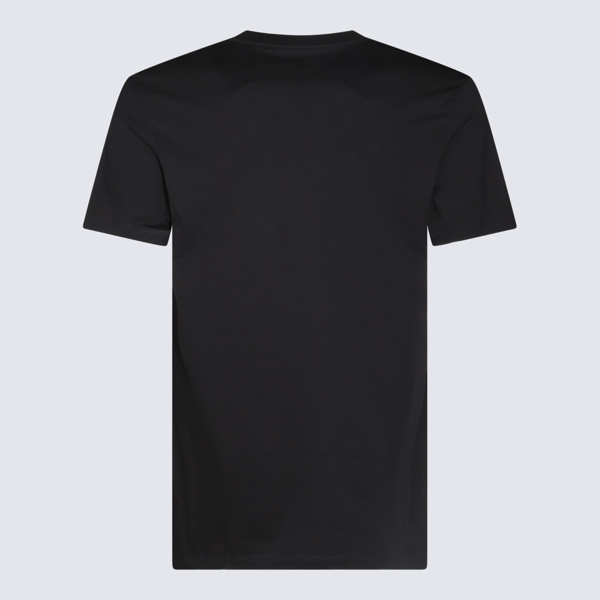 Shop Versace Black Cotton T-shirt