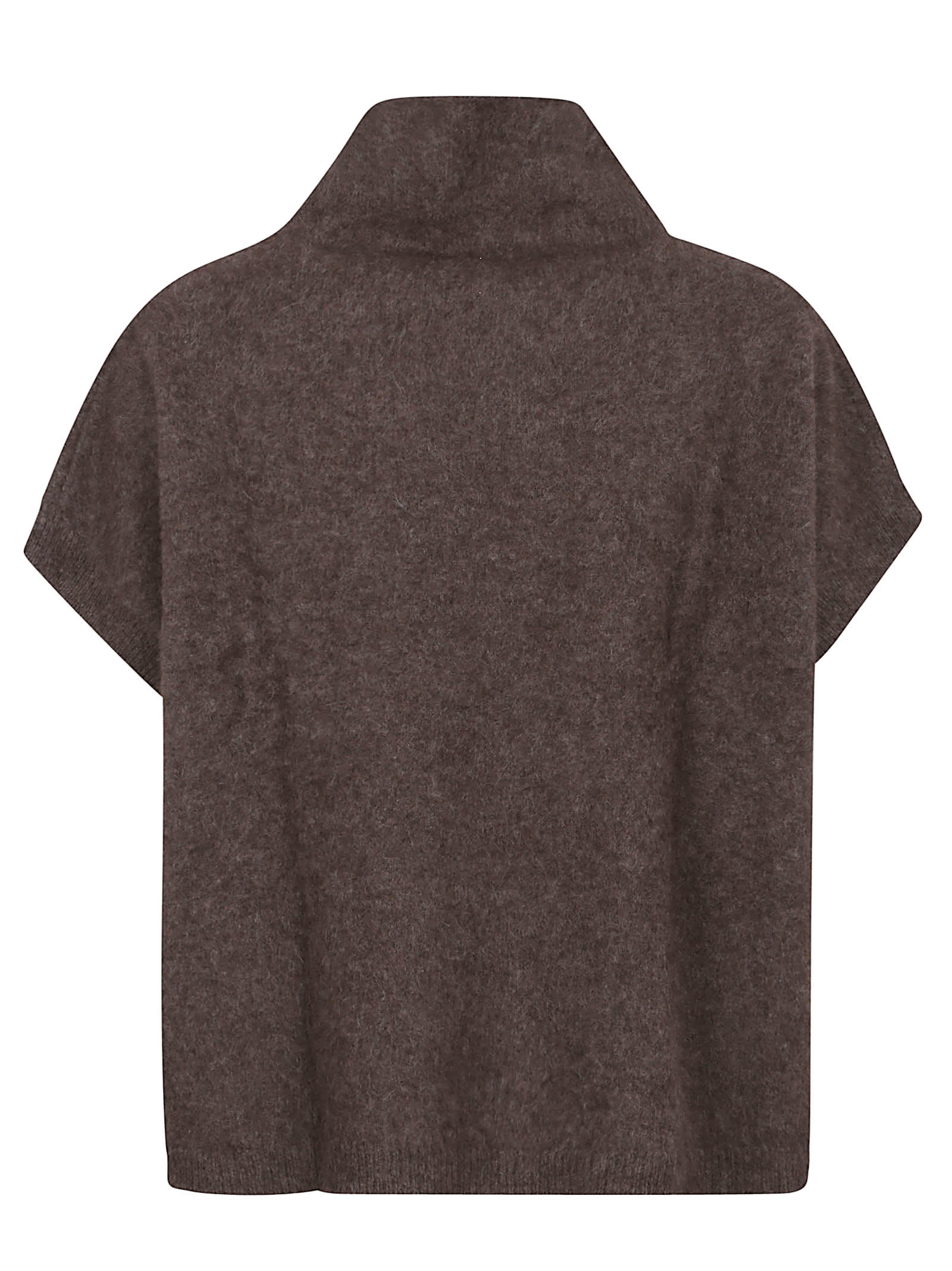 P.a.r.o.s.h . Lacoon Wool Turtleneck Sweater In Brown
