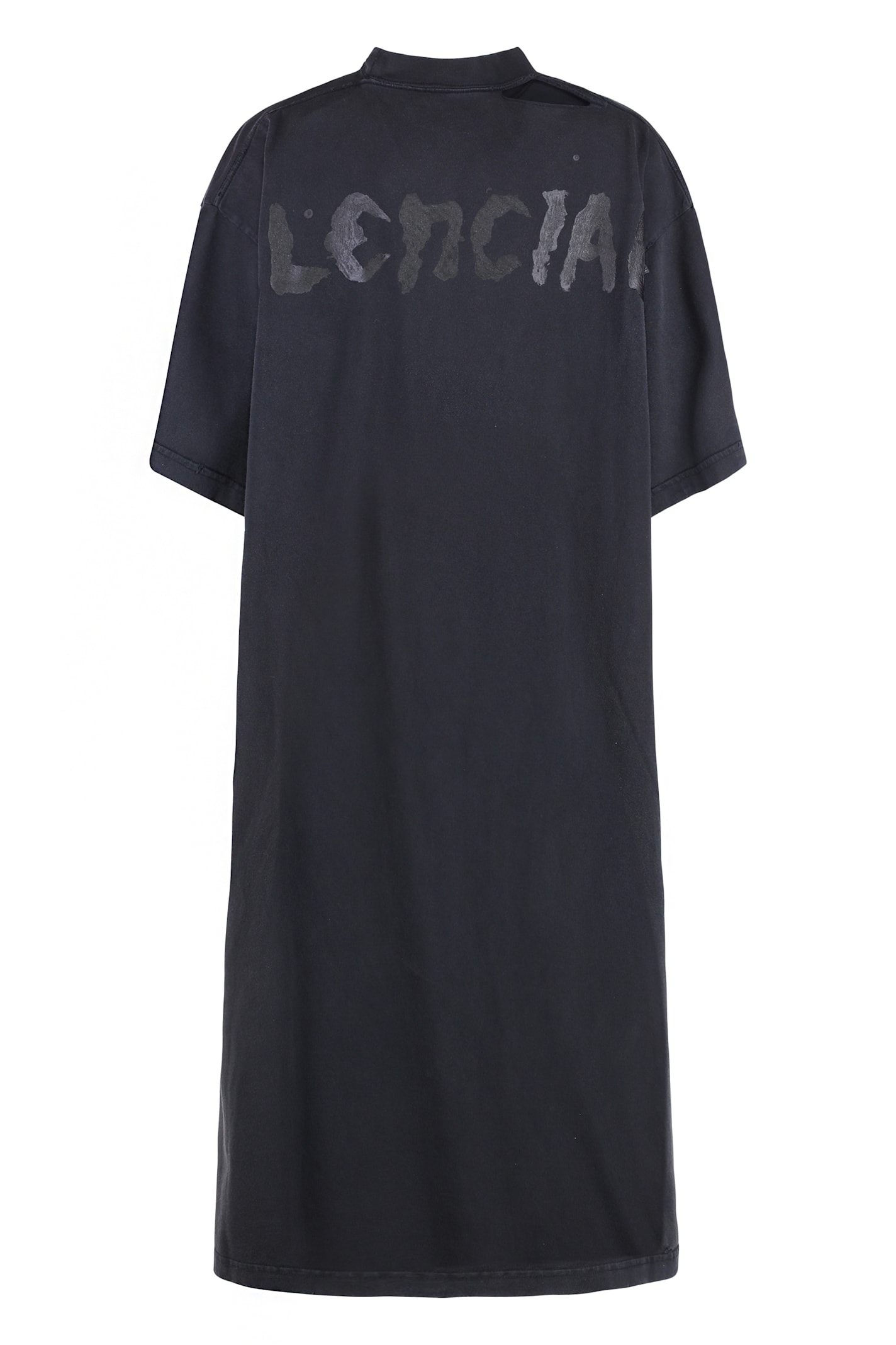 BALENCIAGA COTTON T-SHIRT DRESS