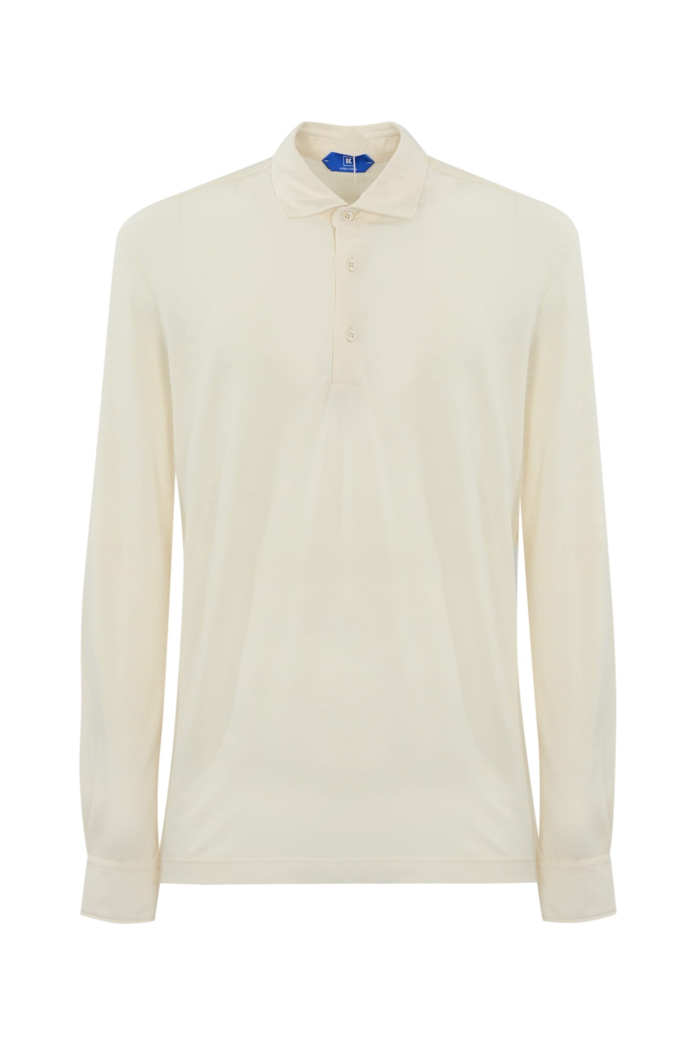 Long-sleeved Cotton Polo