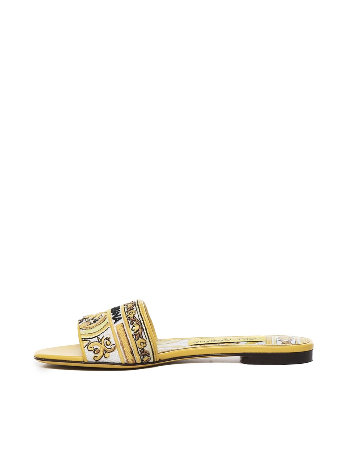 Shop Dolce & Gabbana Slides Majolica In Multicolour