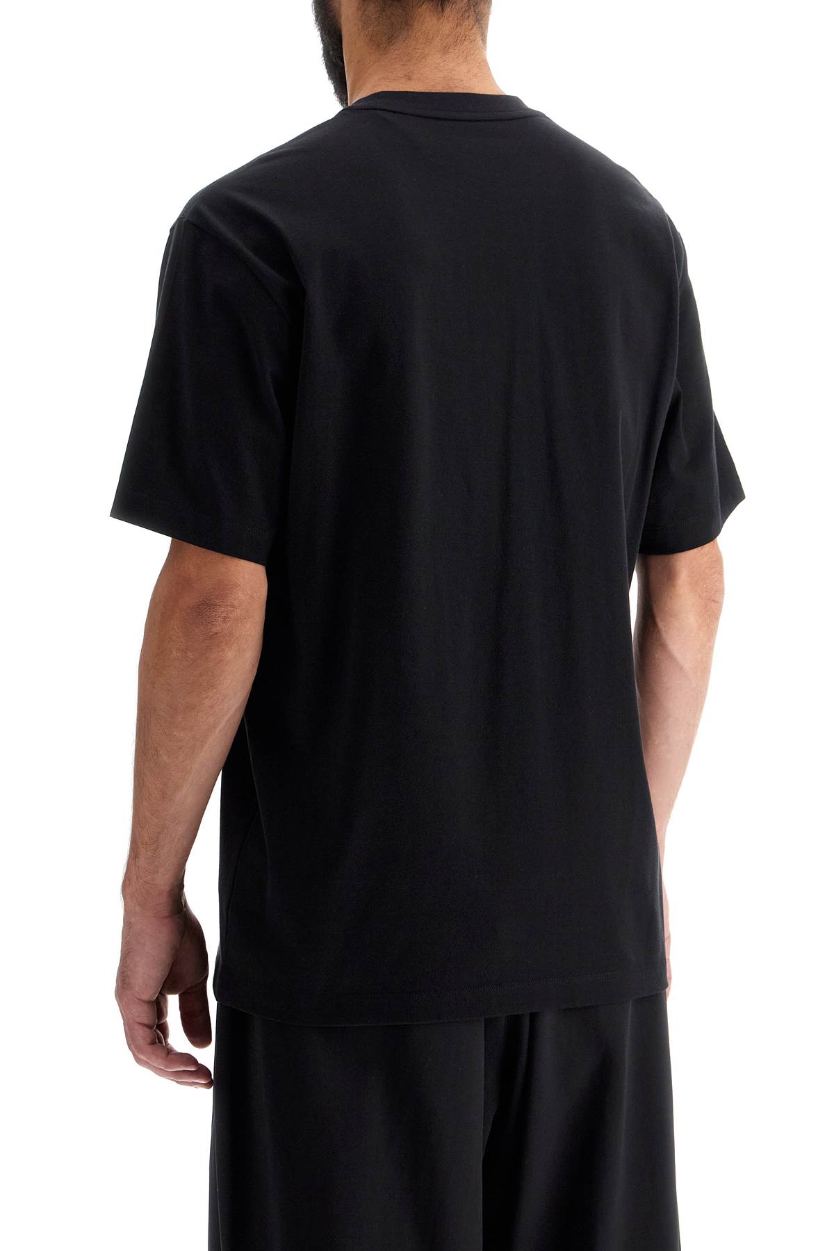 Shop Y-3 Oversized Logo T In Black (black)