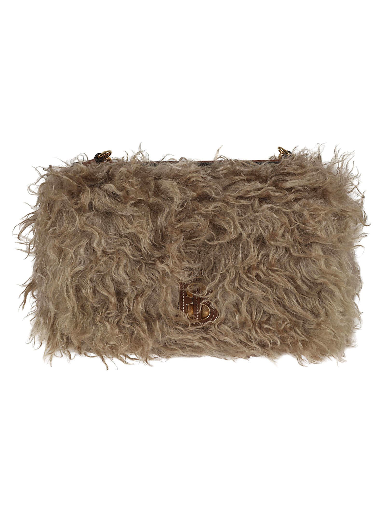 Burberry Furred Shoulder Bag