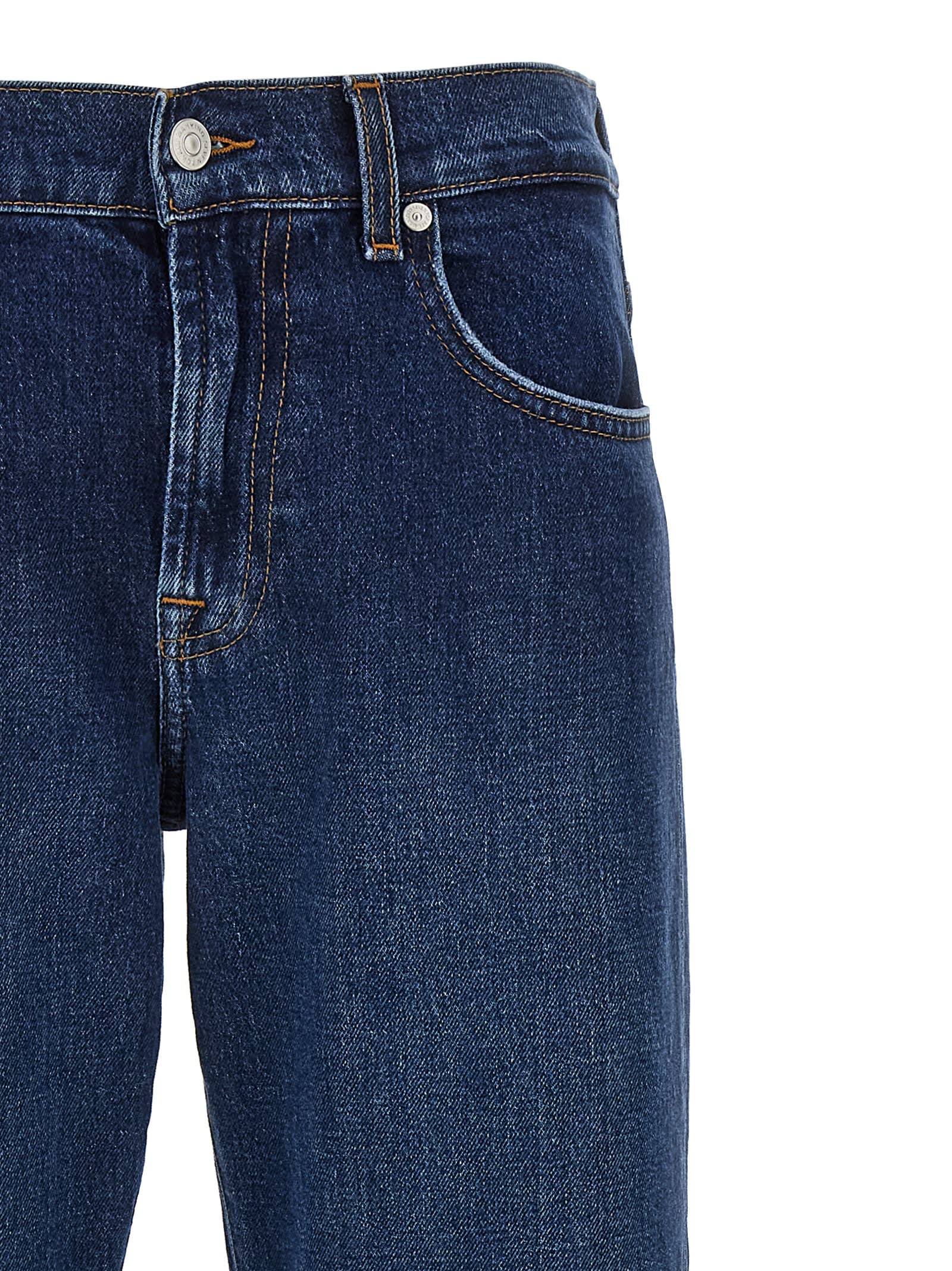 7 For All Mankind Twisted Tess September Jeans In Blue
