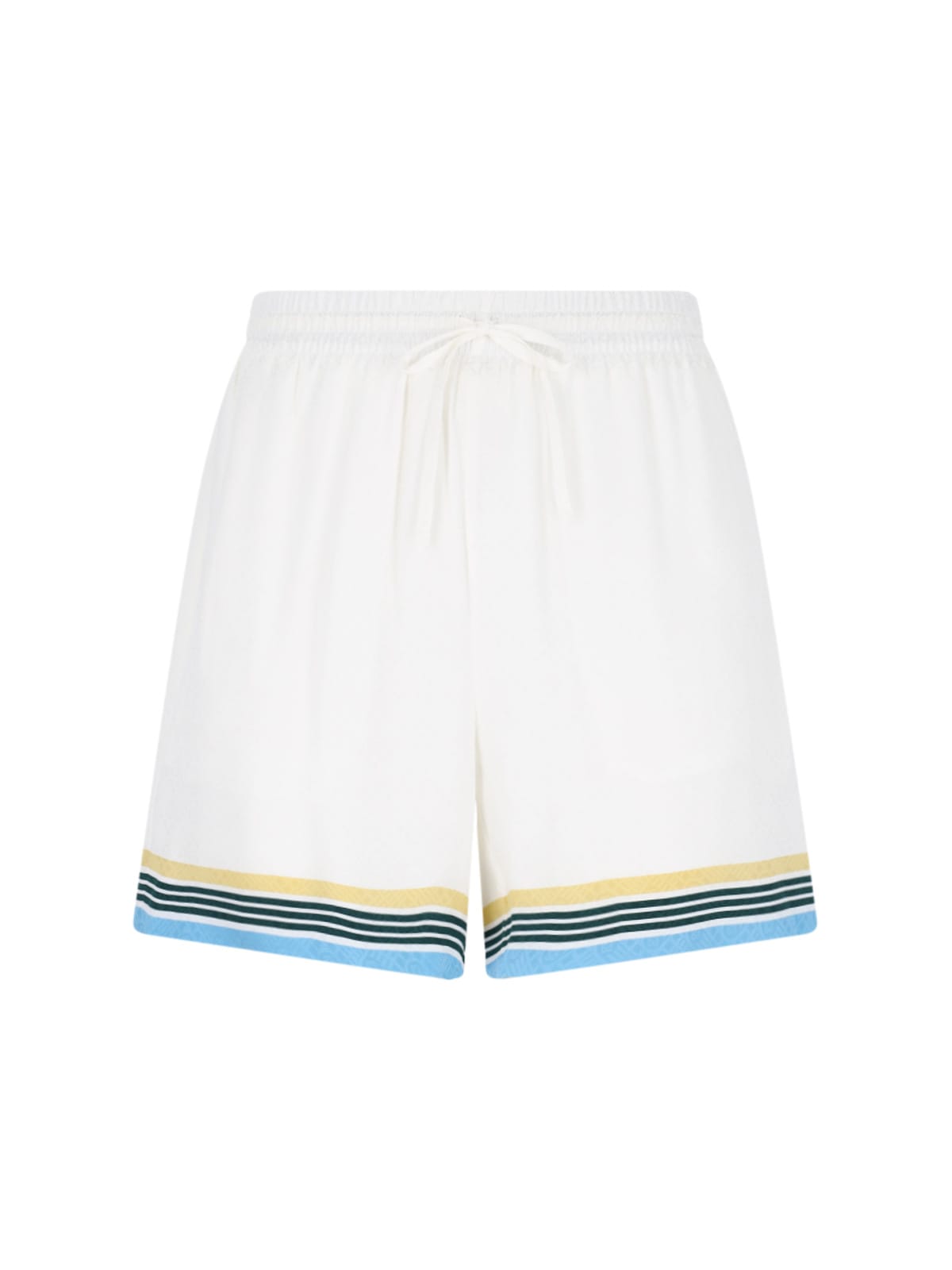 Shop Casablanca Casa Way Shorts In White
