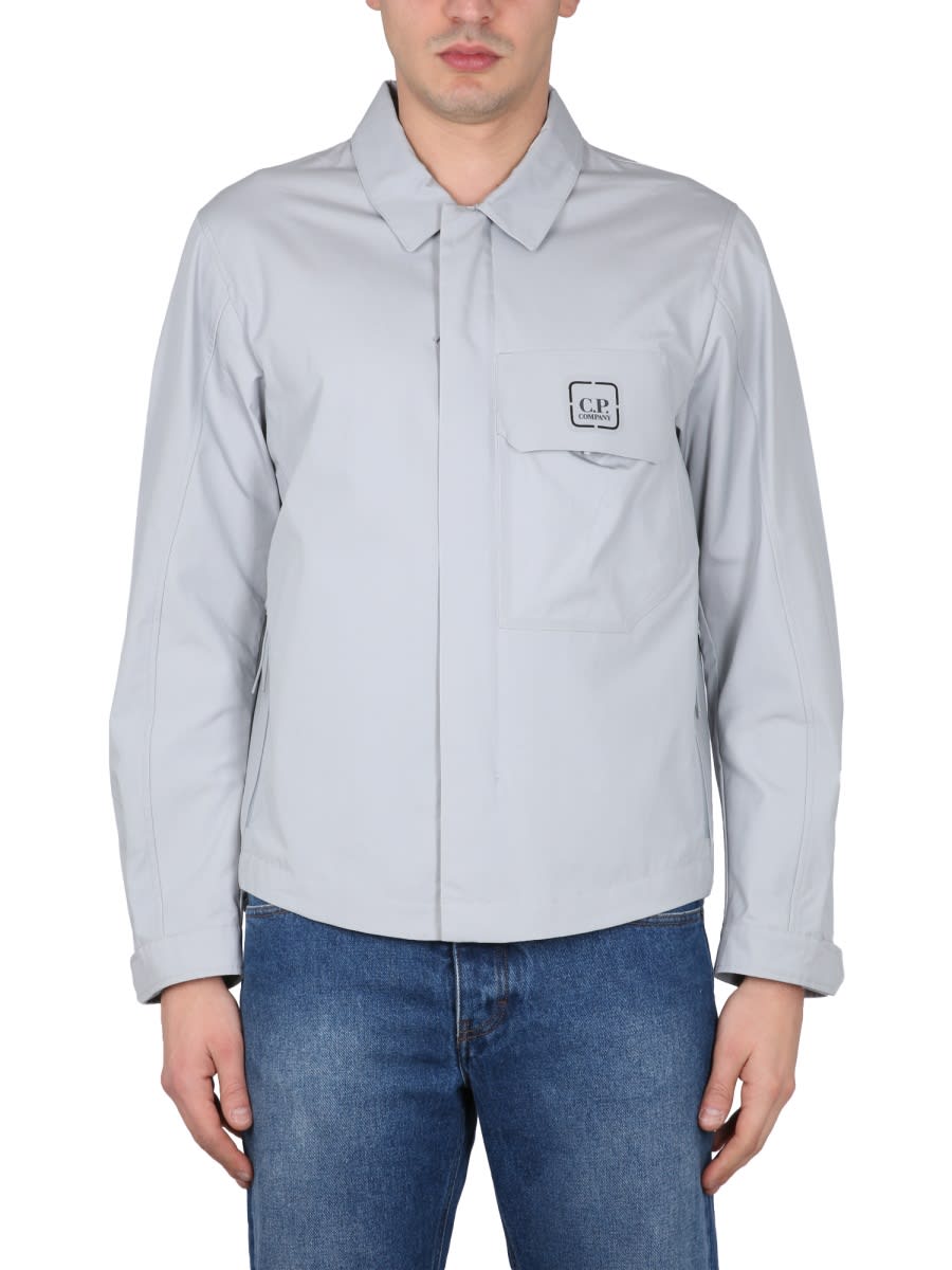 C.p. Company C.p.company Shirt With Logo In Grey