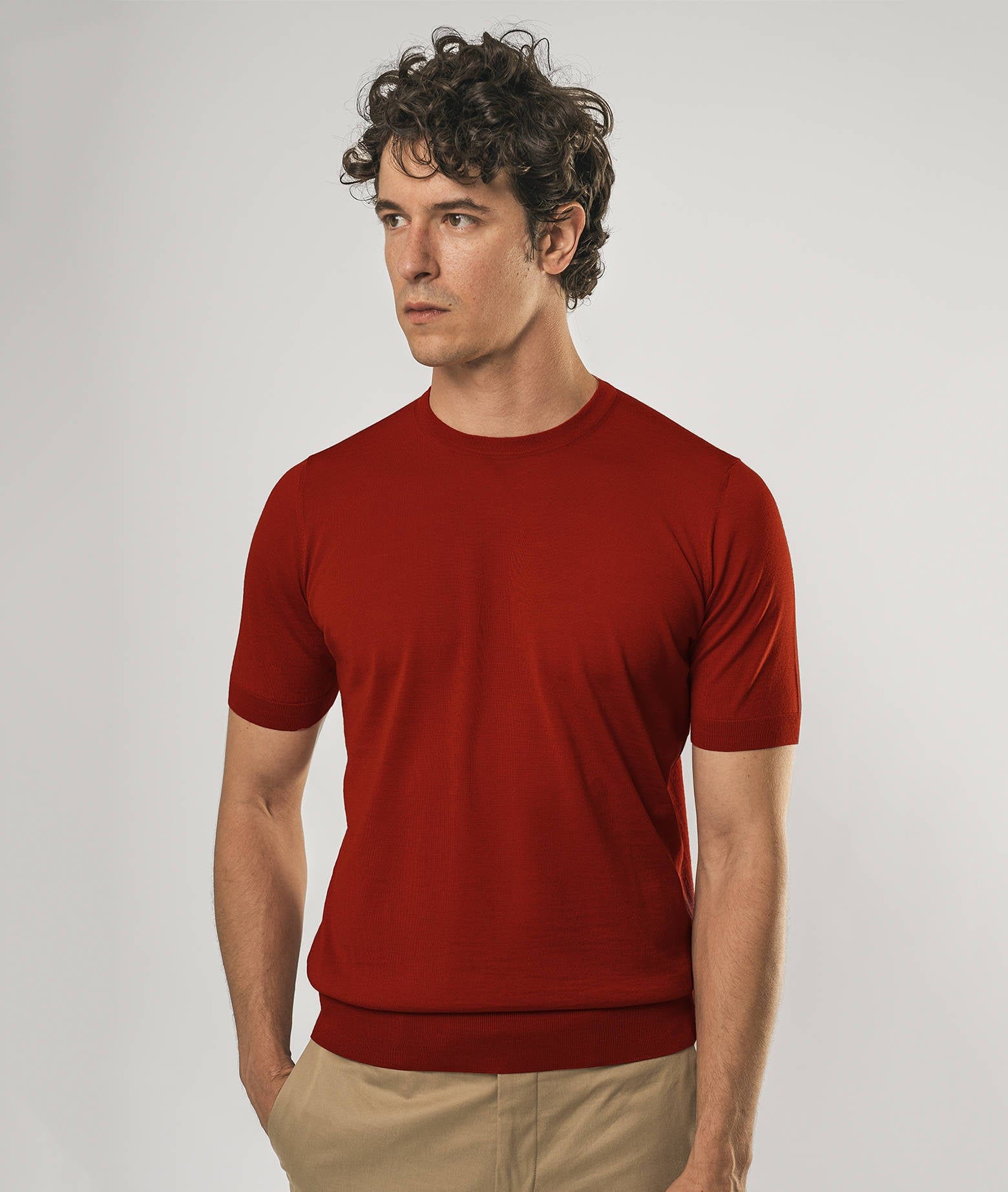 Larusmiani Crewneck Roquebrune T-shirt In Red