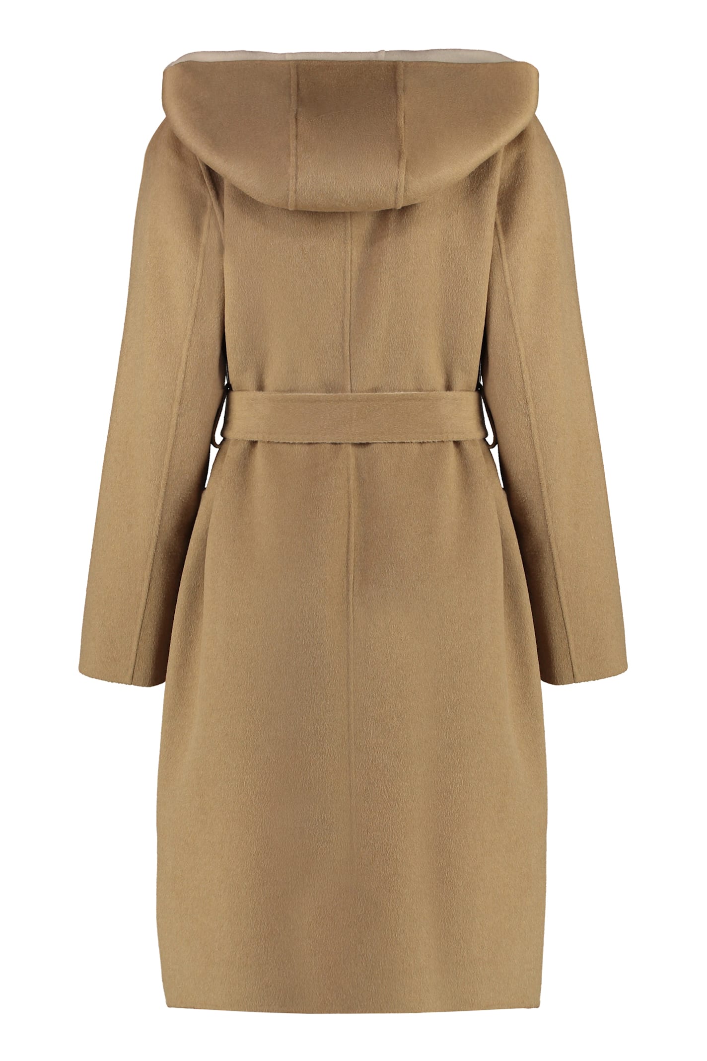 Shop Michael Michael Kors Wool Blend Coat In Camel